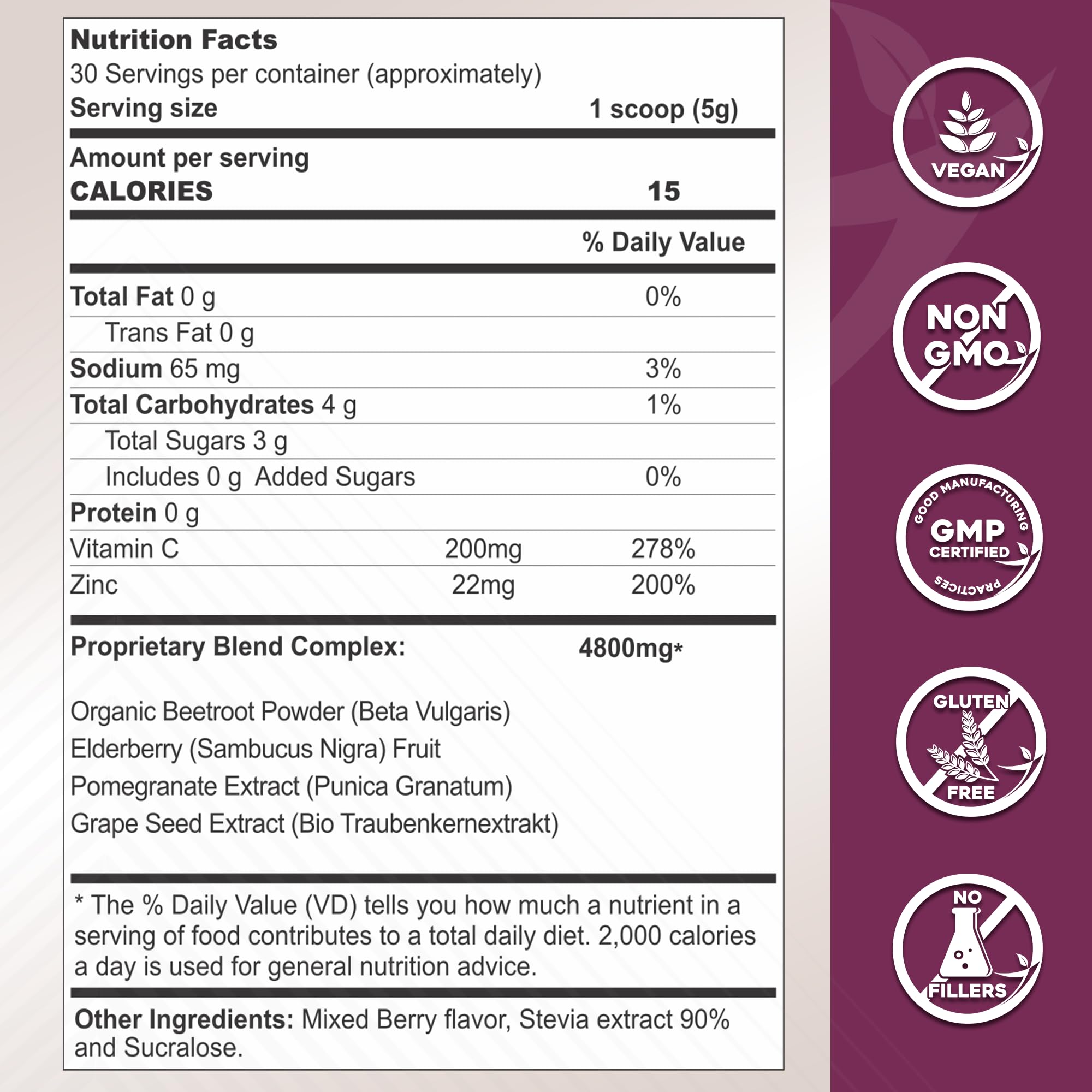 Foto 3 pulgar | Polvo De Raíz De Remolacha Supplement Gade Nutrition 150 G - Venta Internacional.