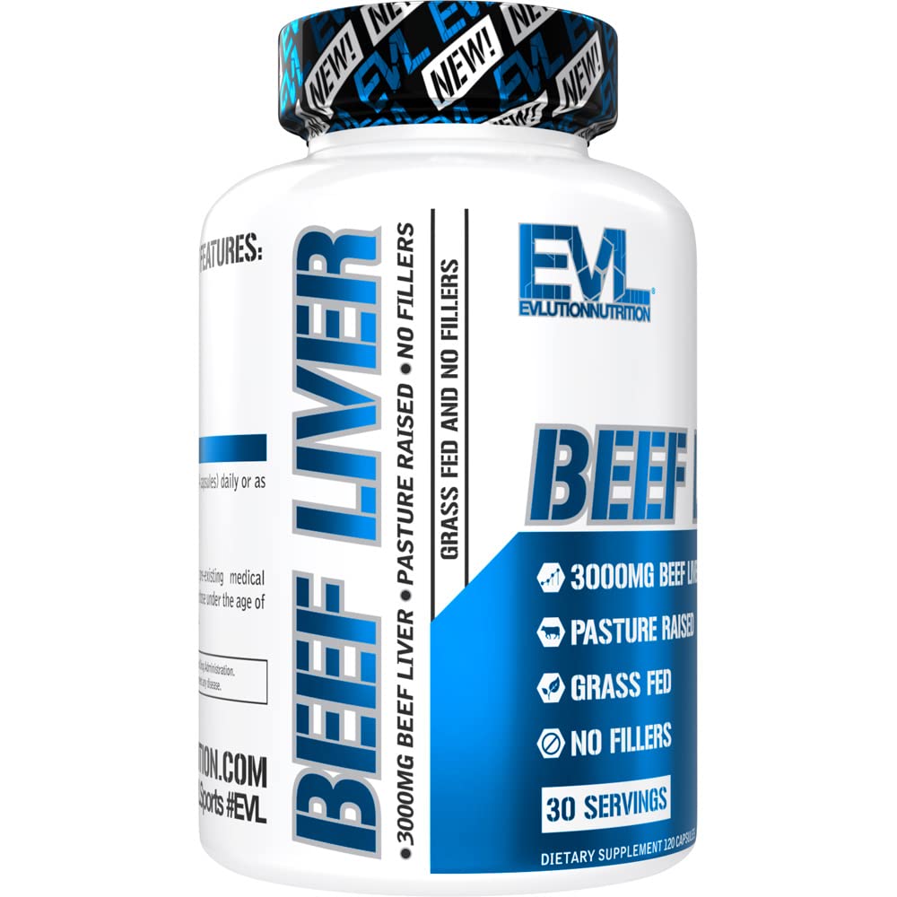 Foto 5 pulgar | Suplemento Evlution De Hígado De Res Alimentado Con Pasto 3000 Mg 30 Porciones - Venta Internacional.