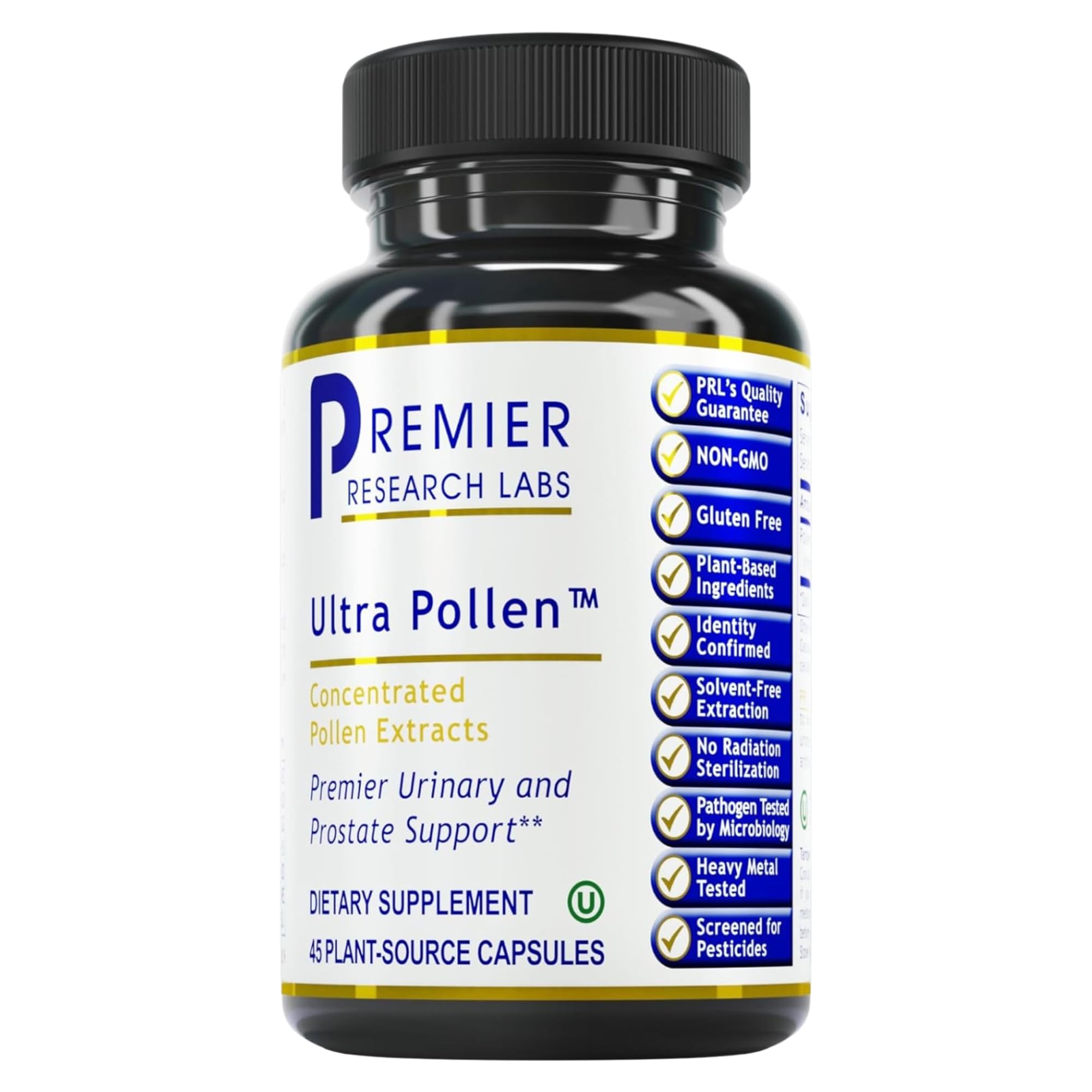Suplemento Premier Research Labs Ultrapollen 45 Cápsulas - Venta Internacional.