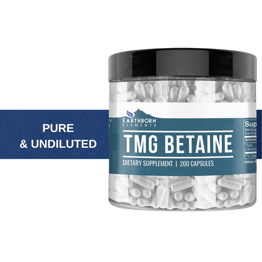 Foto 5 | Suplemento Dietético Earthborn Elements Tmg Betaine 200 Cápsulas - Venta Internacional.