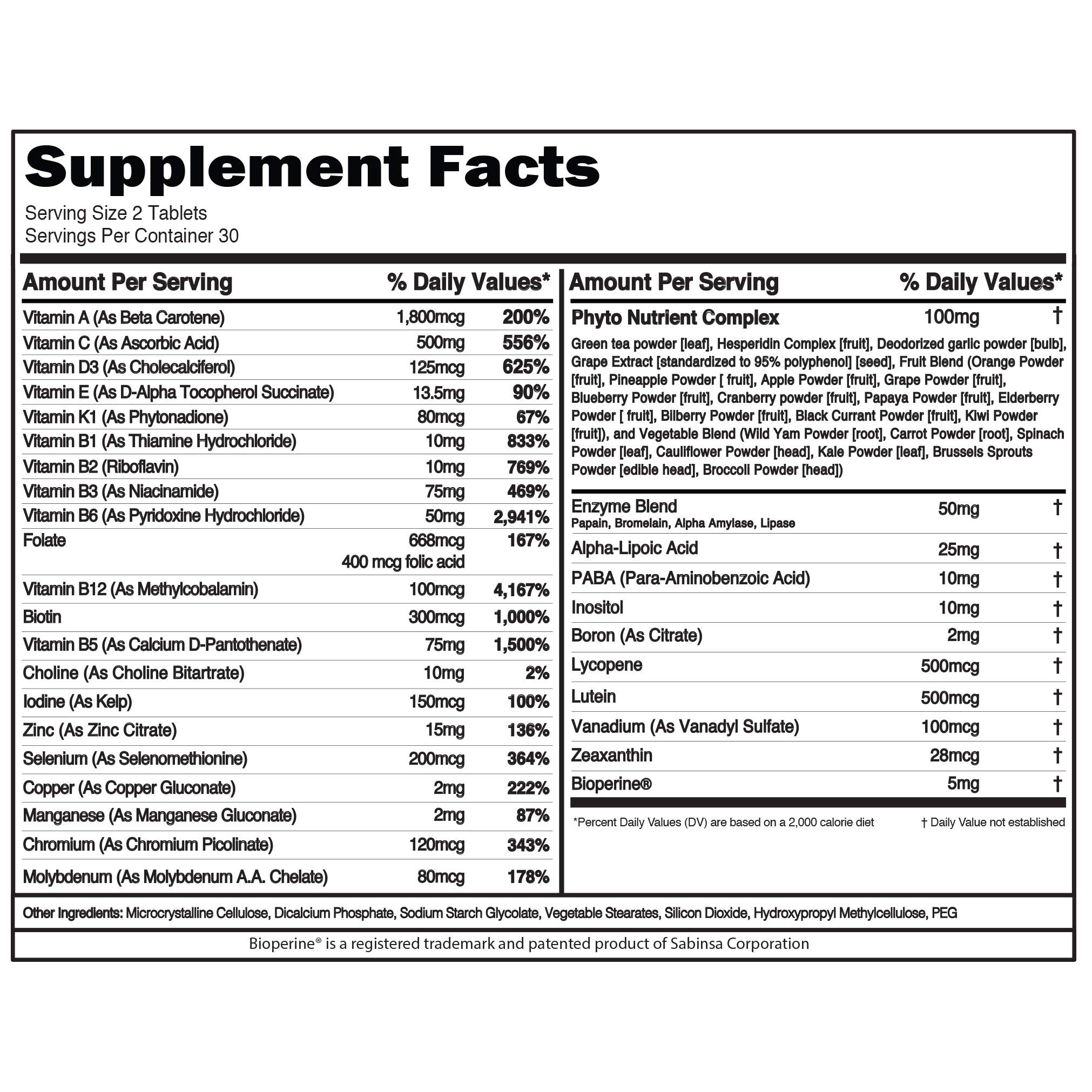 Foto 3 pulgar | Multivitamínico Evlution Evl Advanced Daily Para Hombres - Venta Internacional.
