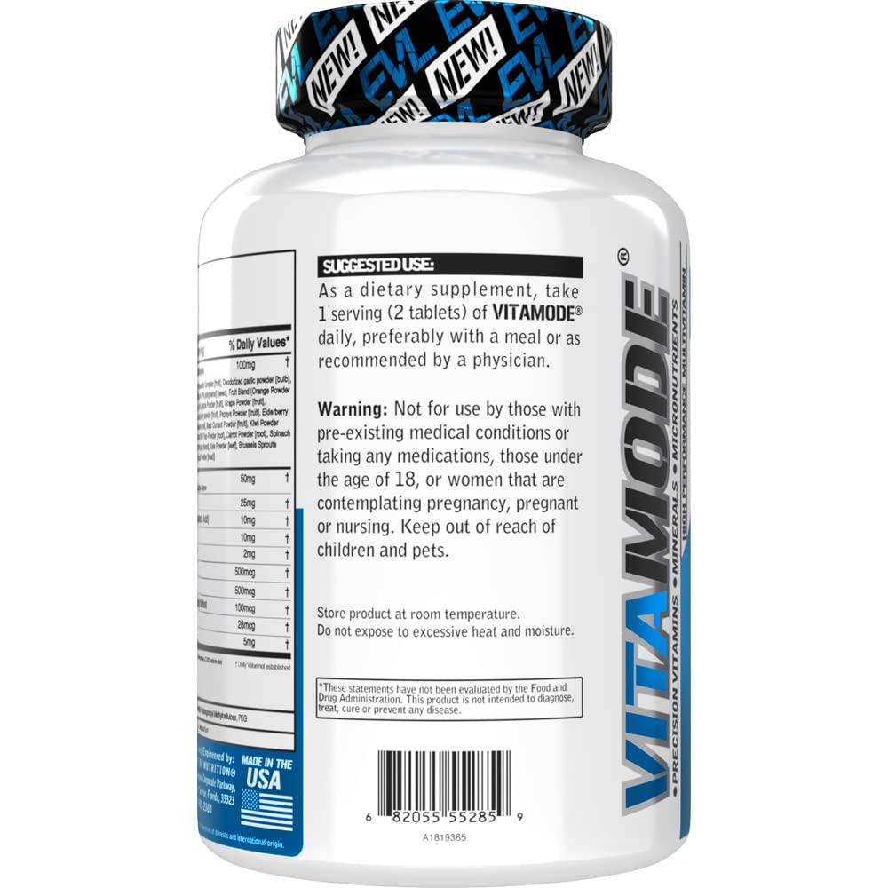 Foto 5 pulgar | Multivitamínico Evlution Evl Advanced Daily Para Hombres - Venta Internacional.