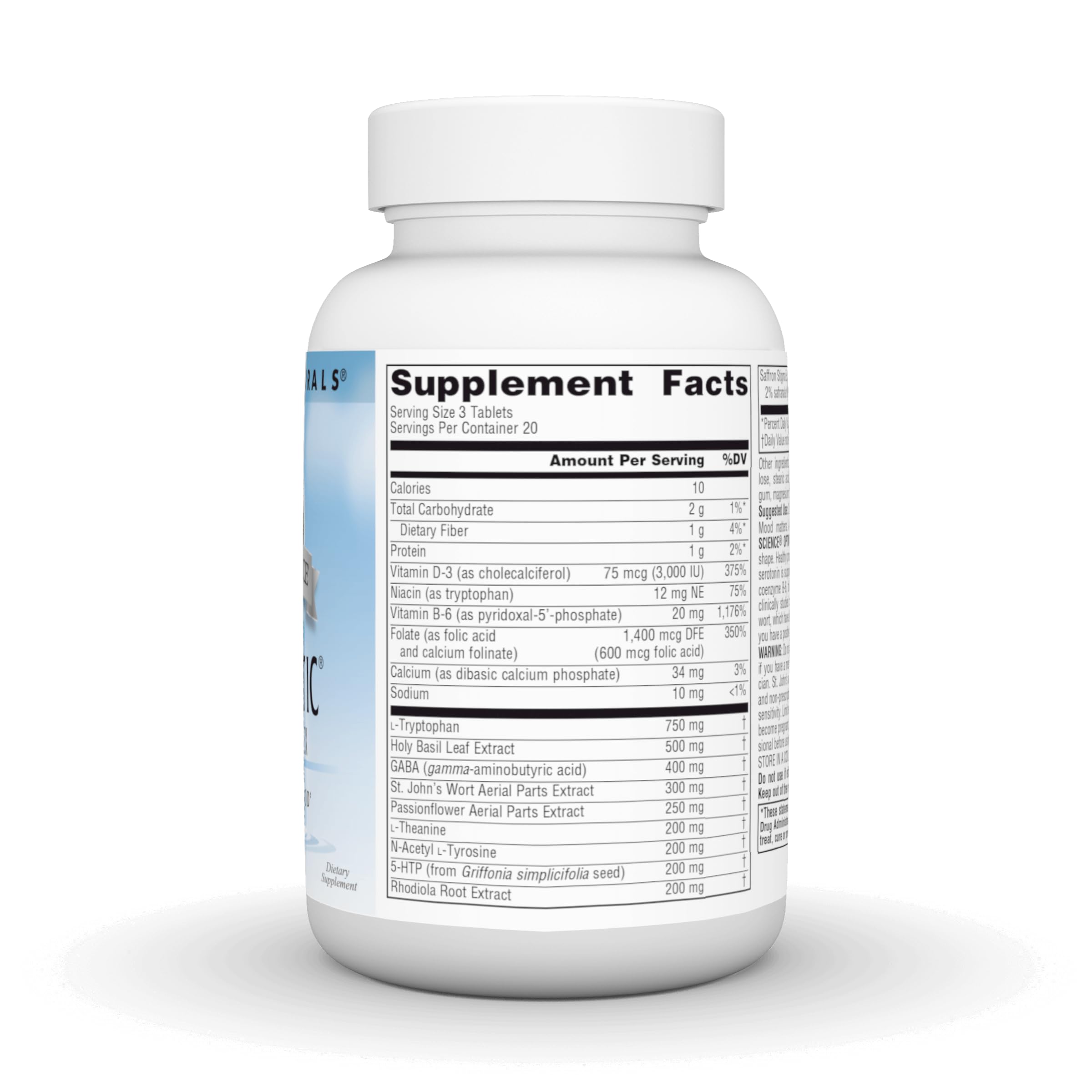 Foto 3 pulgar | Complemento De Azafrán Serene Science Optimistic De Supplement Source Naturals, 60 Comprimidos - Venta Internacional.