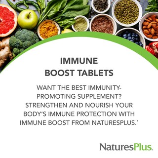 Foto 2 | Suplemento Naturesplus Immune Boost 60 Tabletas Con Vitaminas - Venta Internacional.