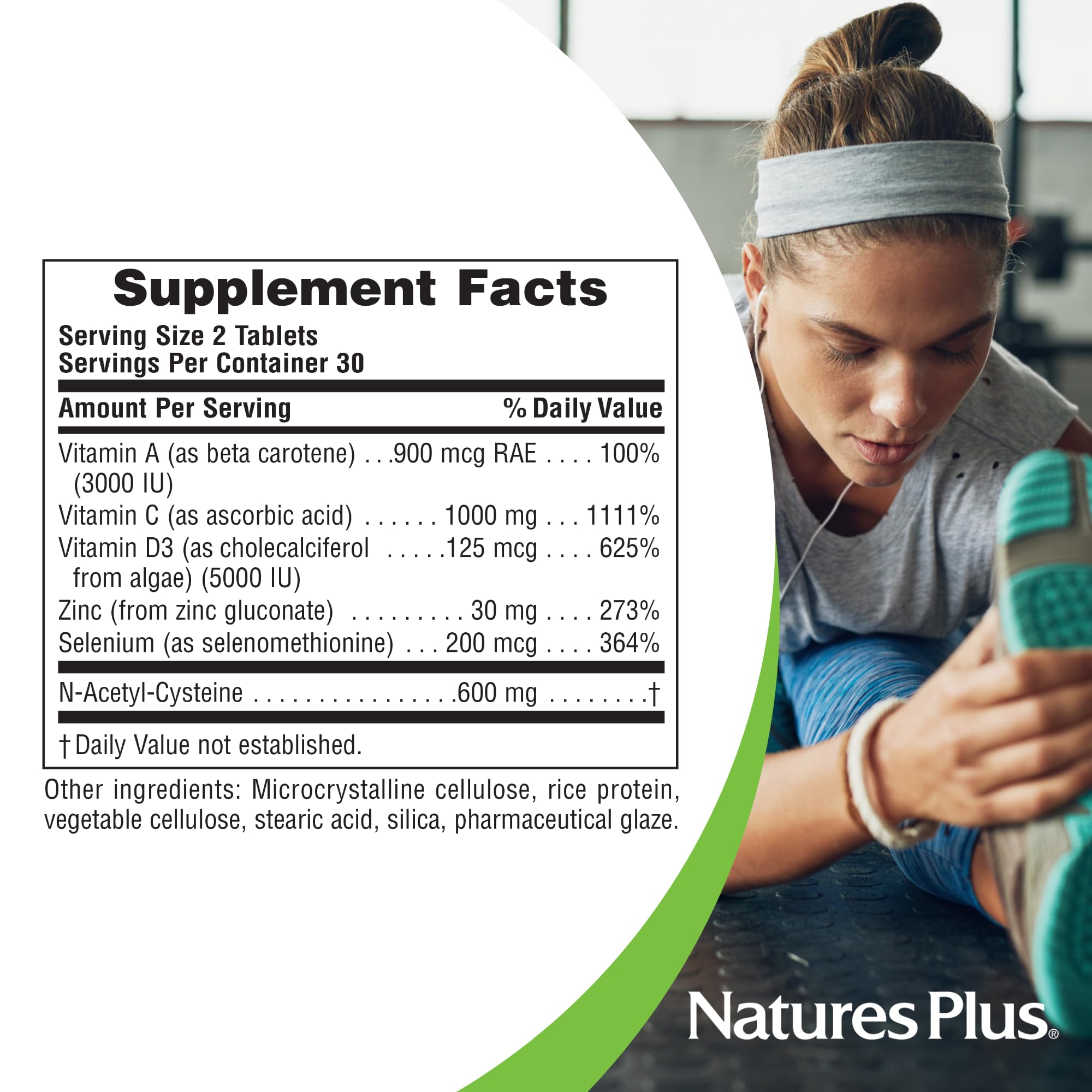 Foto 5 pulgar | Suplemento Naturesplus Immune Boost 60 Tabletas Con Vitaminas - Venta Internacional.