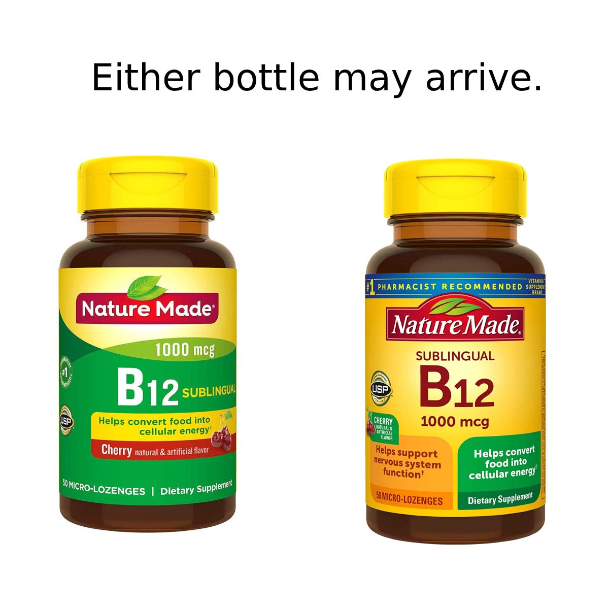 Foto 3 pulgar | Suplemento Nature Made B-12 Micropastillas De 1000 Mcg, 50 Unidades, X2 - Venta Internacional.