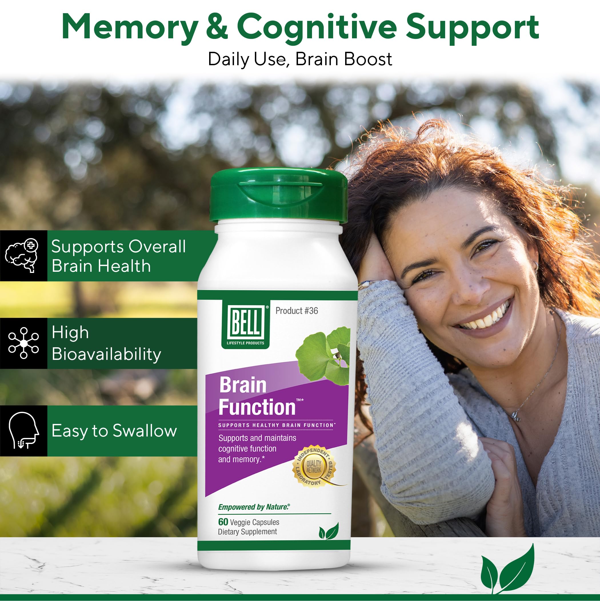 Foto 5 | Suplemento Bell Brain Function Lifestyle 60 Cápsulas - Venta Internacional.