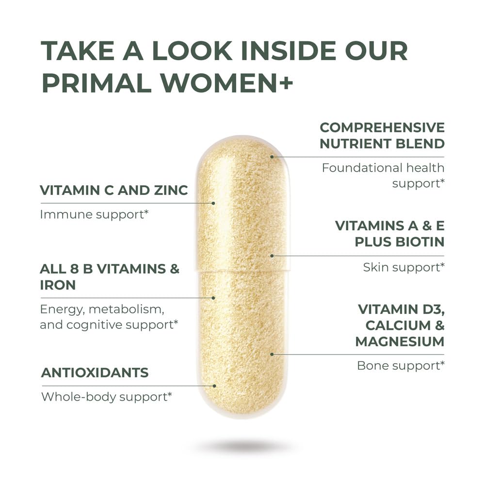 Foto 5 pulgar | Suplementos Multivitamínicos Primal Harvest Women+ 60 Cápsulas - Venta Internacional.
