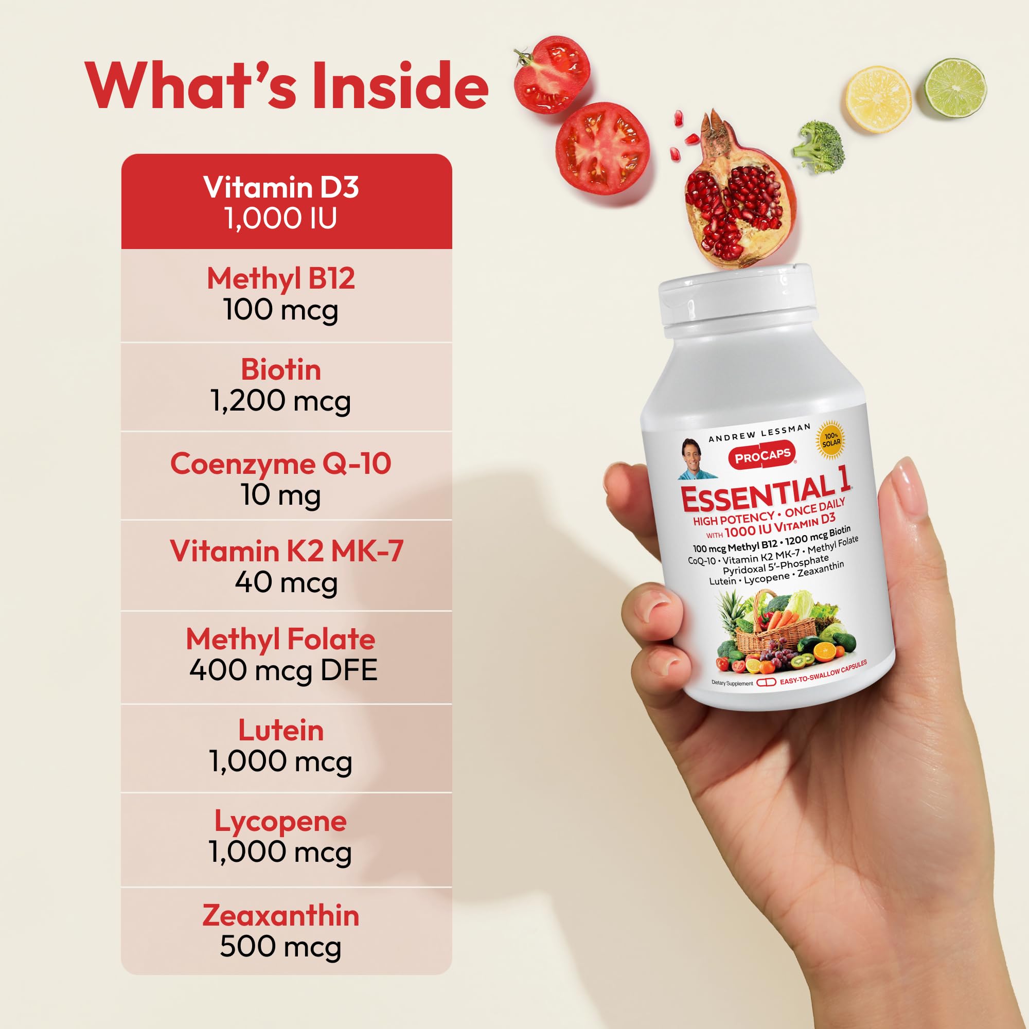 Foto 4 pulgar | Multivitamínico Andrew Lessman Essential-1 30 Cápsulas - Venta Internacional.