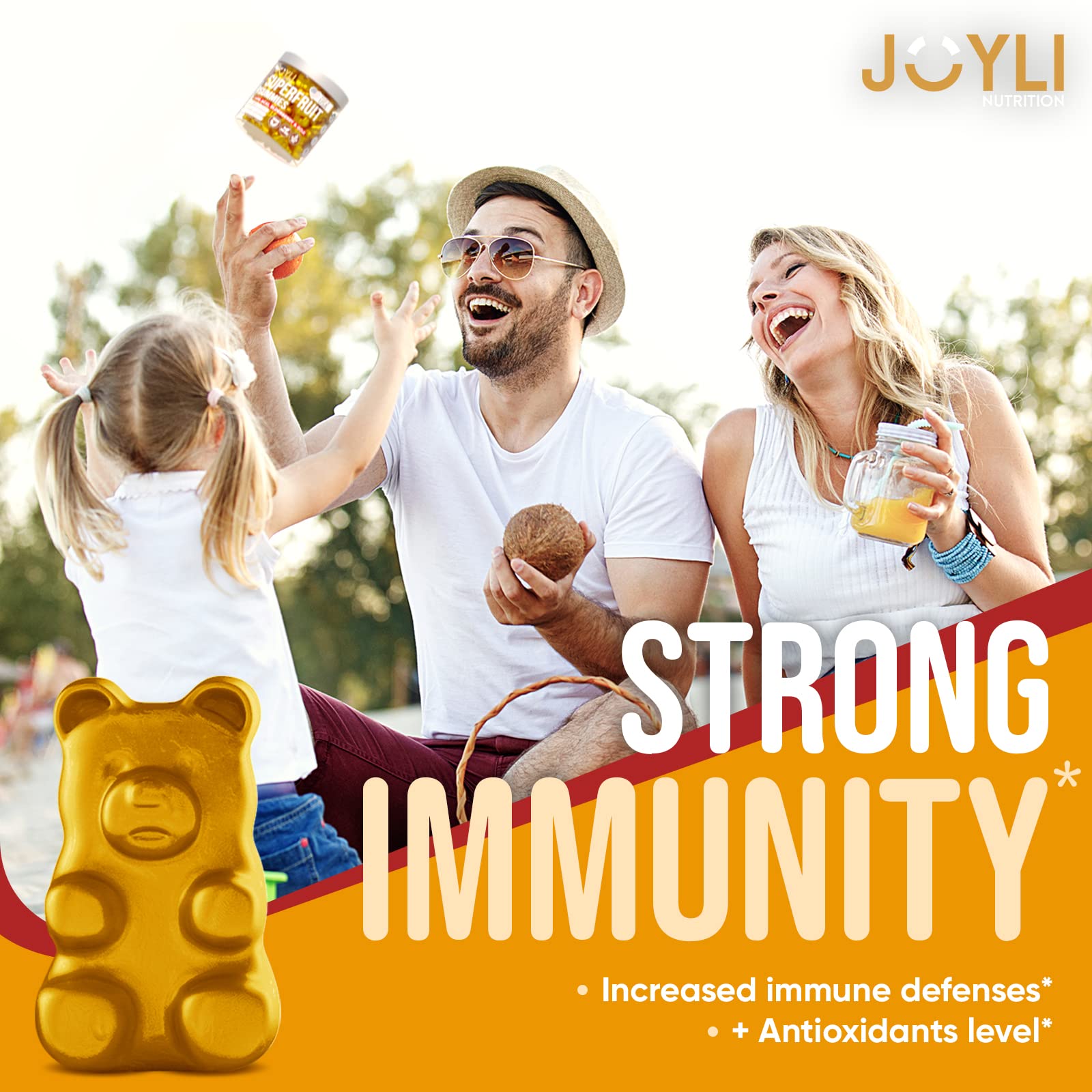 Foto 5 pulgar | Multivitamínico Gomoso Joyli Superfruit Con Goji Y Saúco - Venta Internacional.