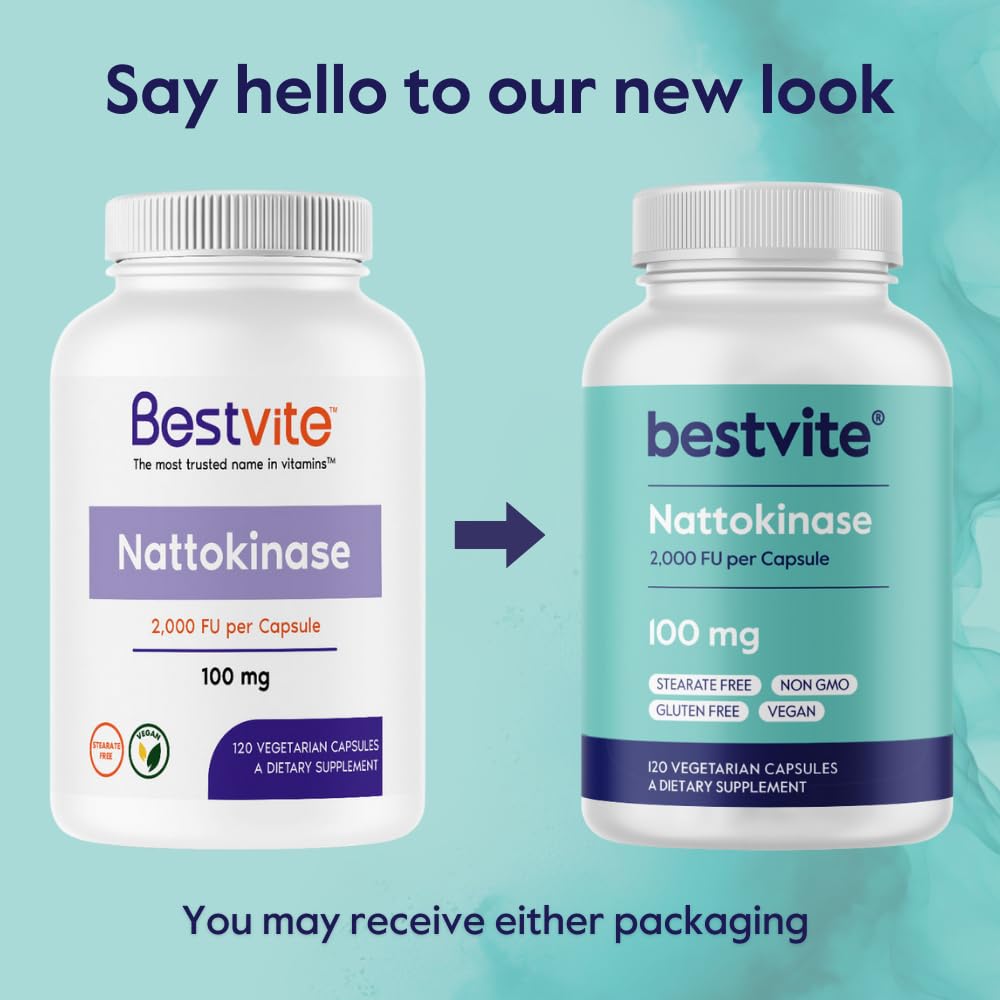 Foto 4 pulgar | Suplemento Bestvite Nattokinase 100 Mg (2000 Fu) 120 Cápsulas - Venta Internacional.