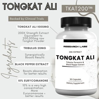 Foto 2 | Extracto De Longjack Tongkat Ali De Supplement Research Labs, 200 Ml - Venta Internacional.
