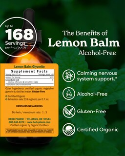 Foto 2 | Extracto Líquido De Bálsamo De Limón Herb Pharm, 120 Ml, Sin Alcohol - Venta Internacional.