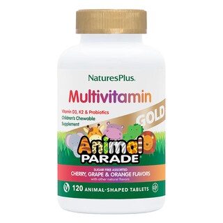 Foto 1 | Multivitamínico Naturesplus Animal Parade Gold Kids 120 Comprimidos - Venta Internacional.