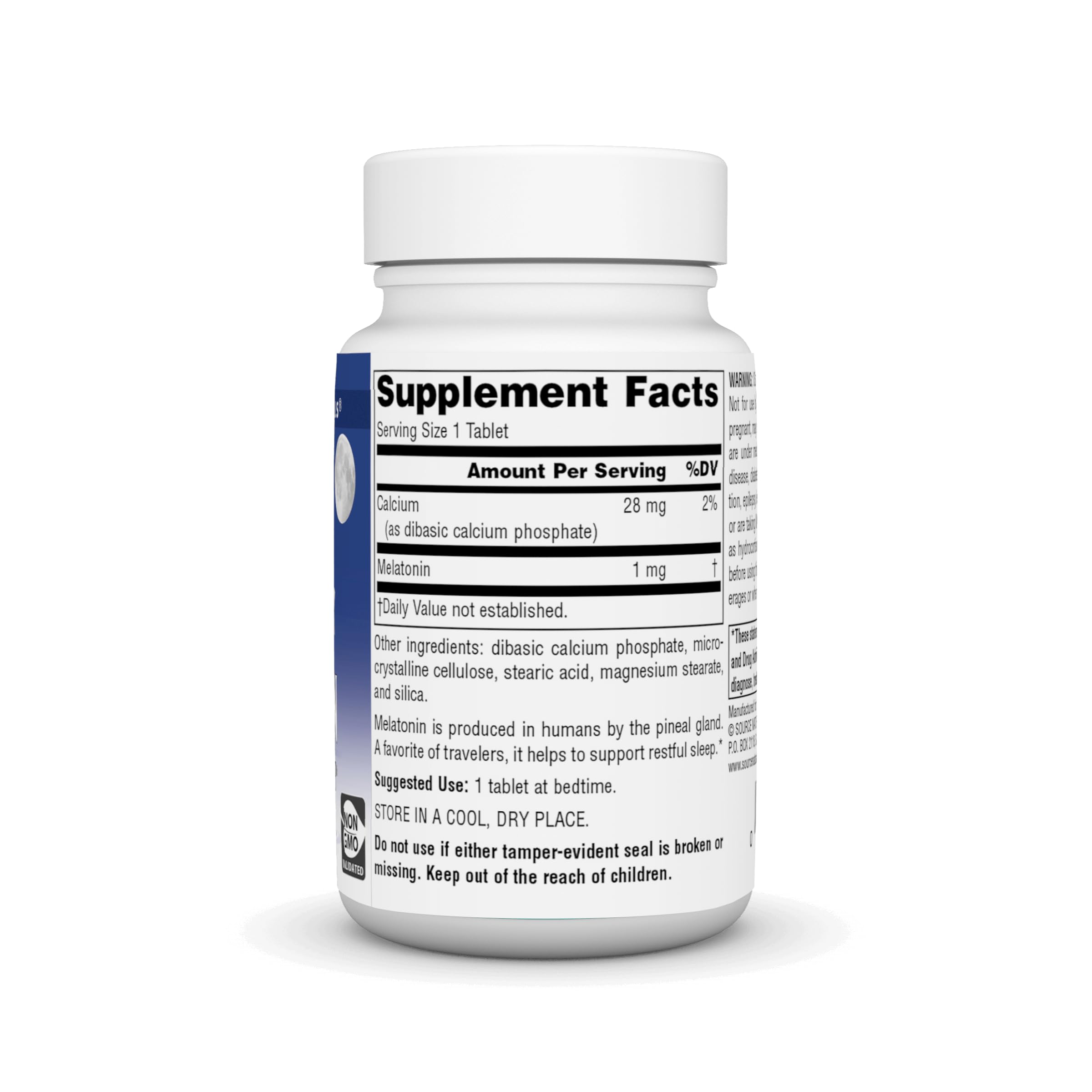 Foto 3 pulgar | Melatonina Supplement Source Naturals, 1 Mg, 200 Comprimidos - Venta Internacional.