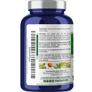Foto 3 | Suplemento Nusapure Apigenin 100 Mg 180 Vcaps Con Bioperine - Venta Internacional.