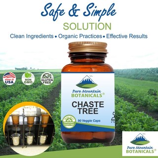 Foto 3 | Suplemento De Baya Casta De Pure Mountain Botanicals 400 Mg - Venta Internacional.