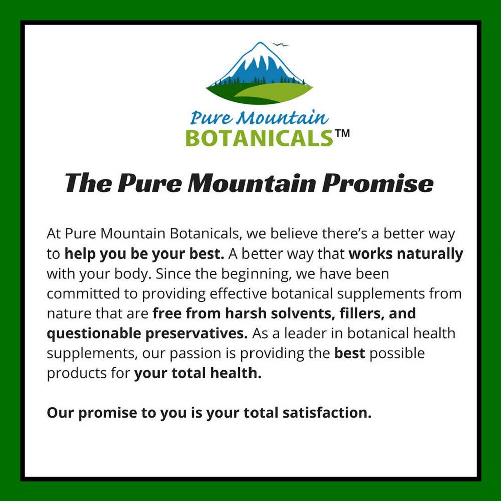 Foto 8 pulgar | Suplemento De Baya Casta De Pure Mountain Botanicals 400 Mg - Venta Internacional.