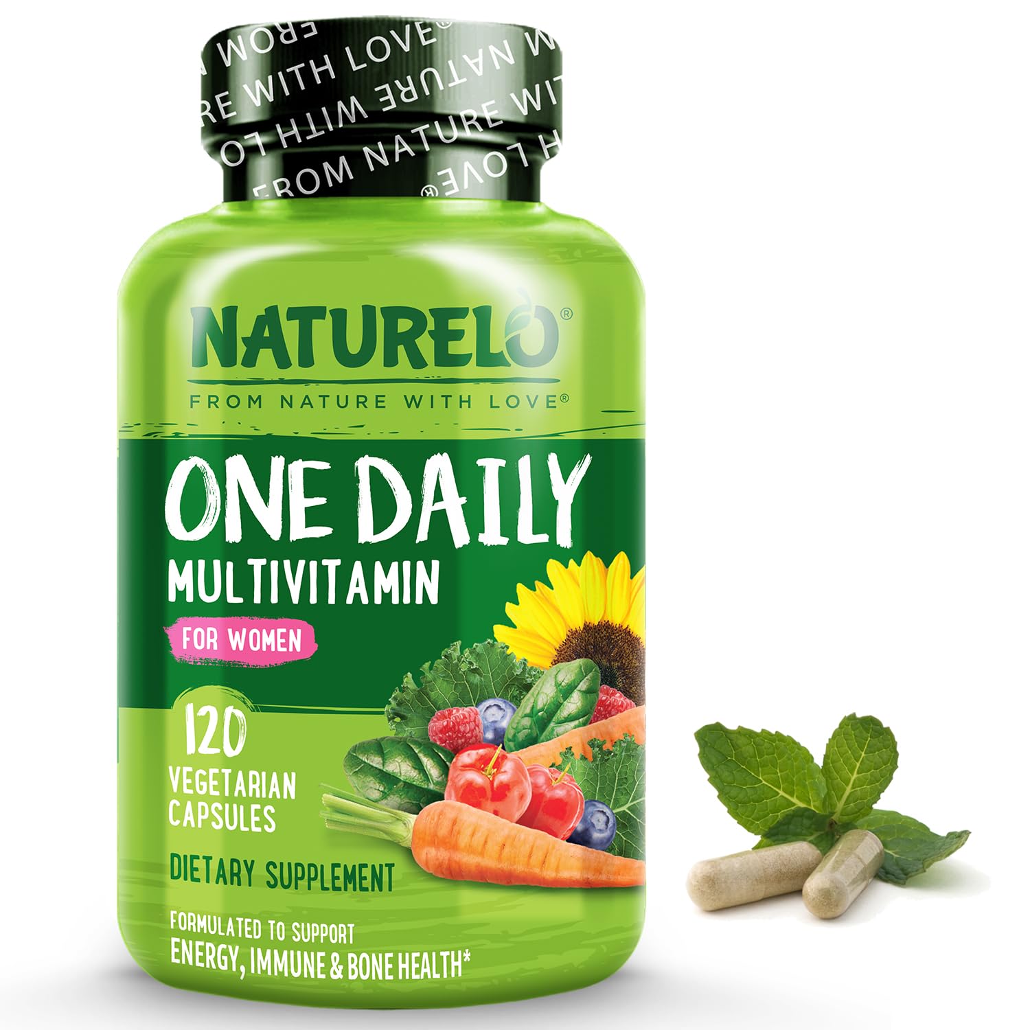 Foto 2 pulgar | Multivitamínico Naturelo One Daily Para Mujeres 120 Cápsulas - Venta Internacional.