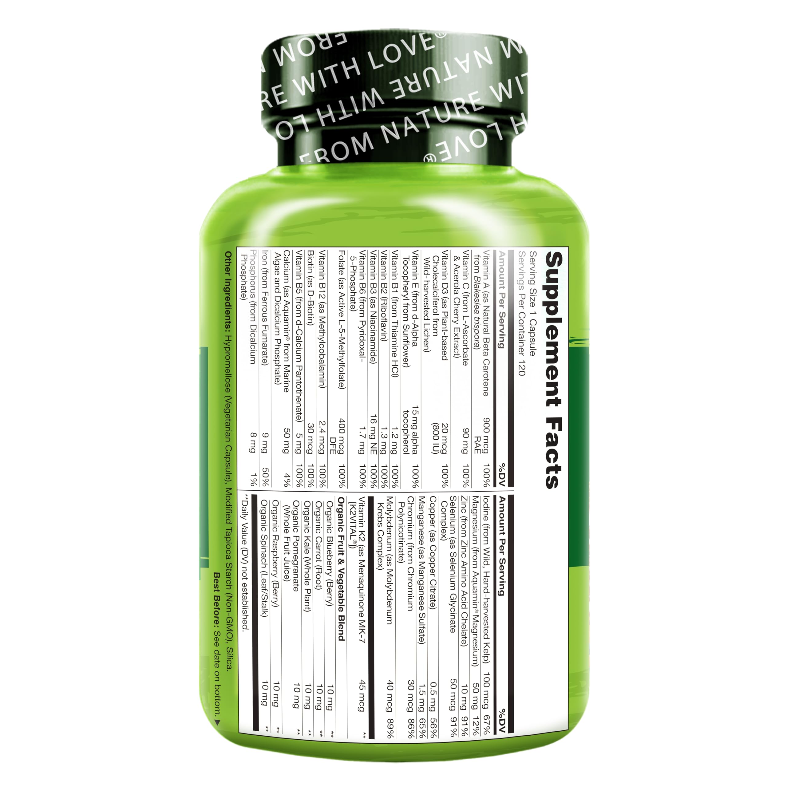 Foto 4 pulgar | Multivitamínico Naturelo One Daily Para Mujeres 120 Cápsulas - Venta Internacional.