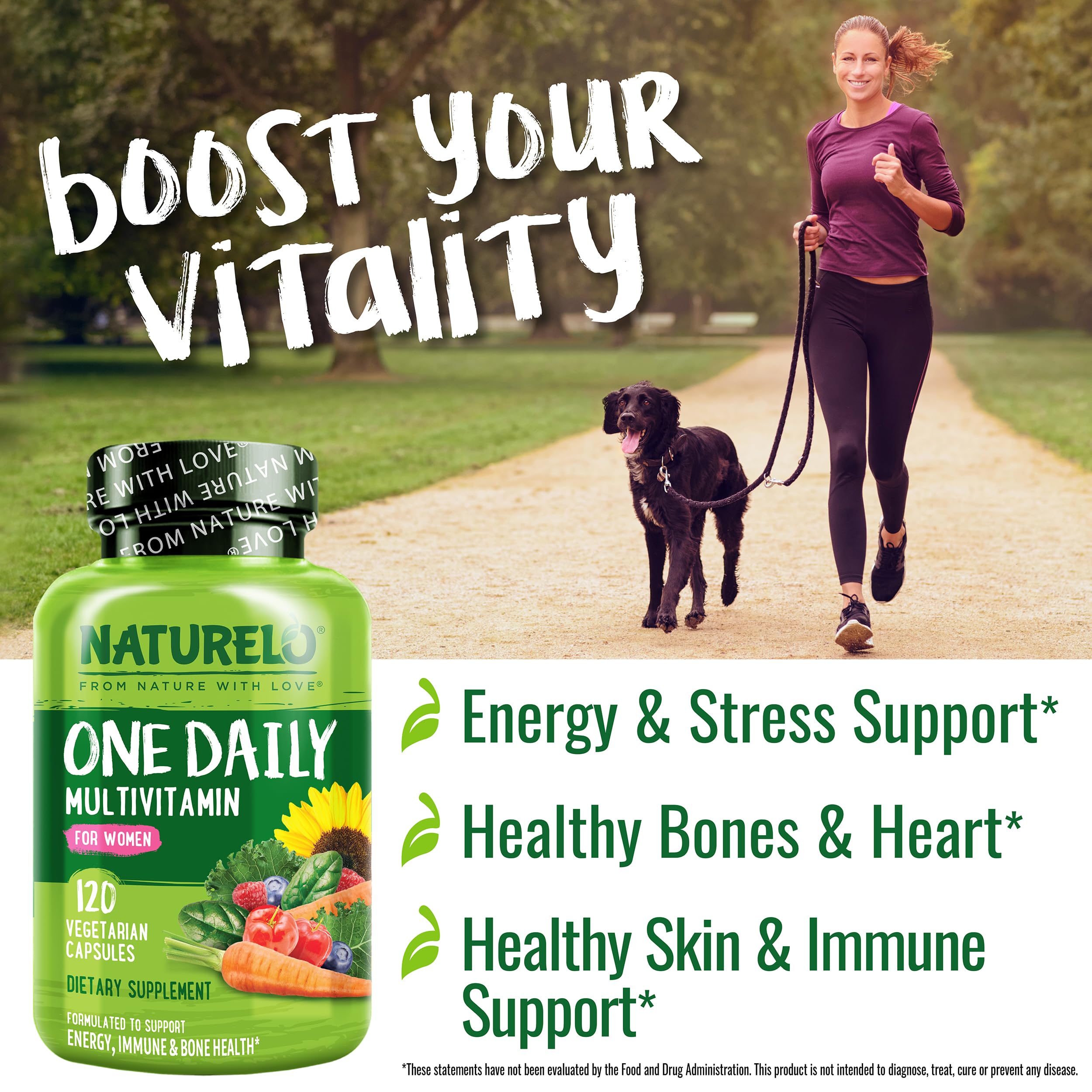 Foto 7 pulgar | Multivitamínico Naturelo One Daily Para Mujeres 120 Cápsulas - Venta Internacional.