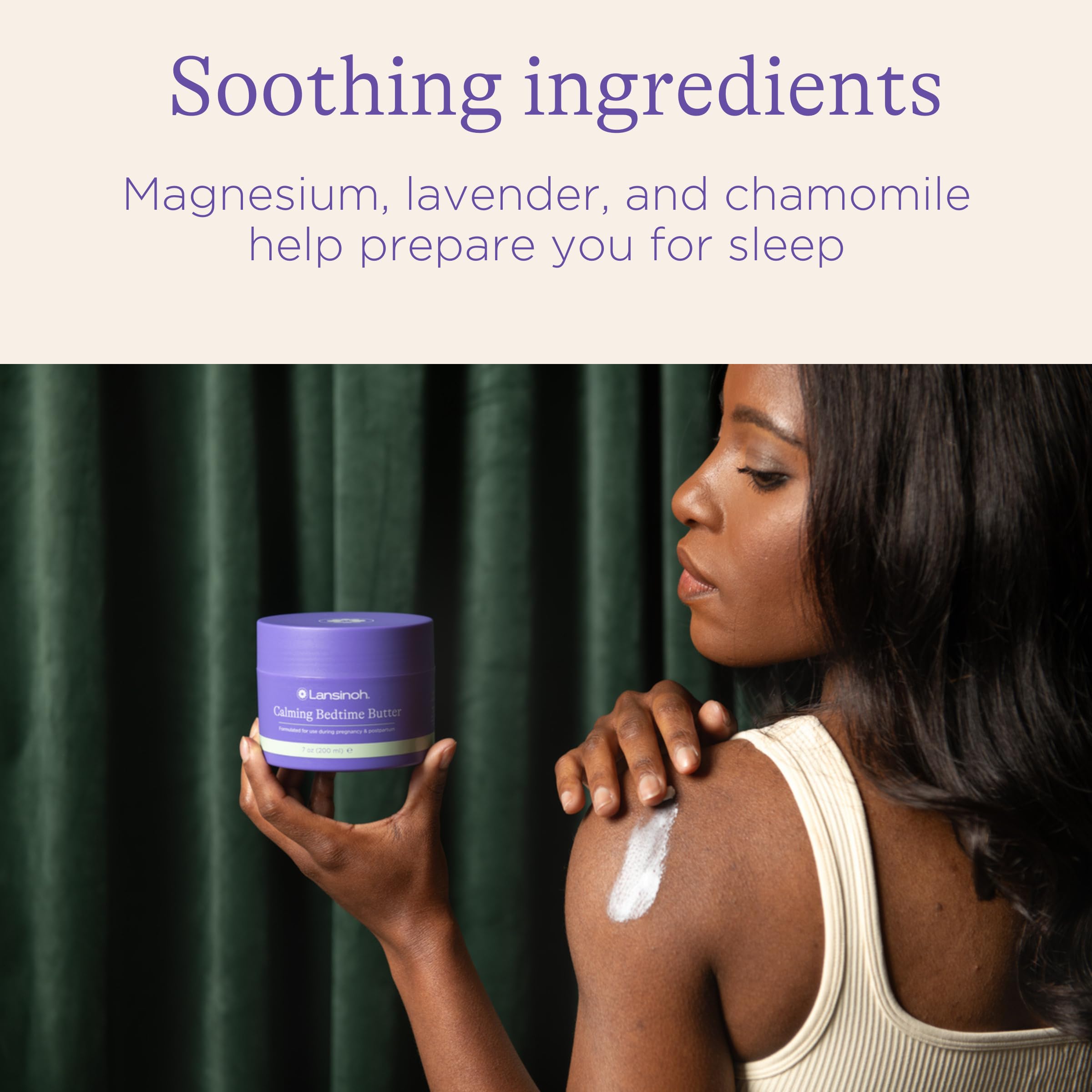 Foto 3 | Loción Corporal Lansinoh Magnesium Bedtime Butter 200 Ml - Venta Internacional.