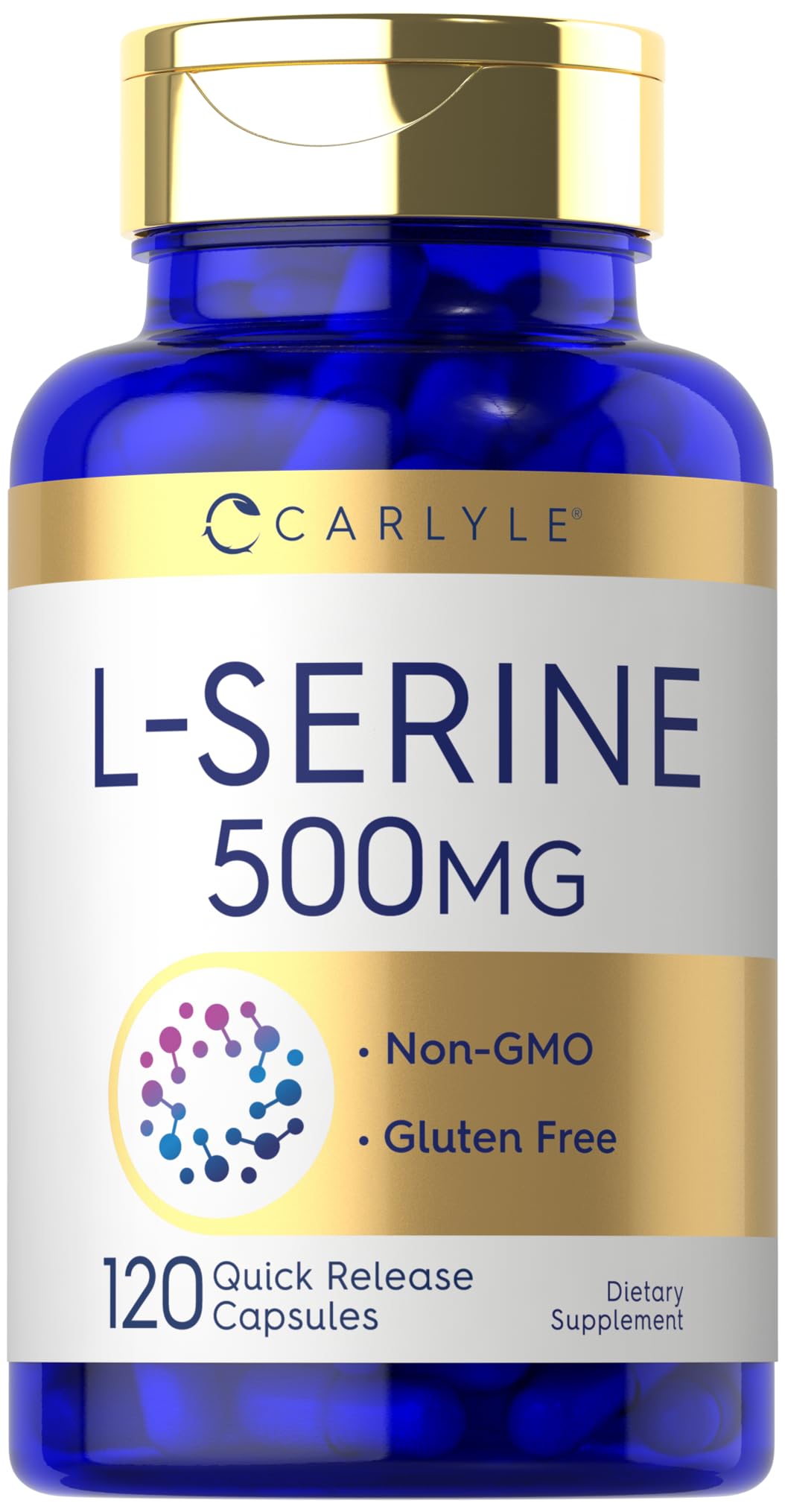 Foto 1 | Suplemento Carlyle, Cápsulas De L-serina, 500 Mg, 120 Unidades - Venta Internacional.