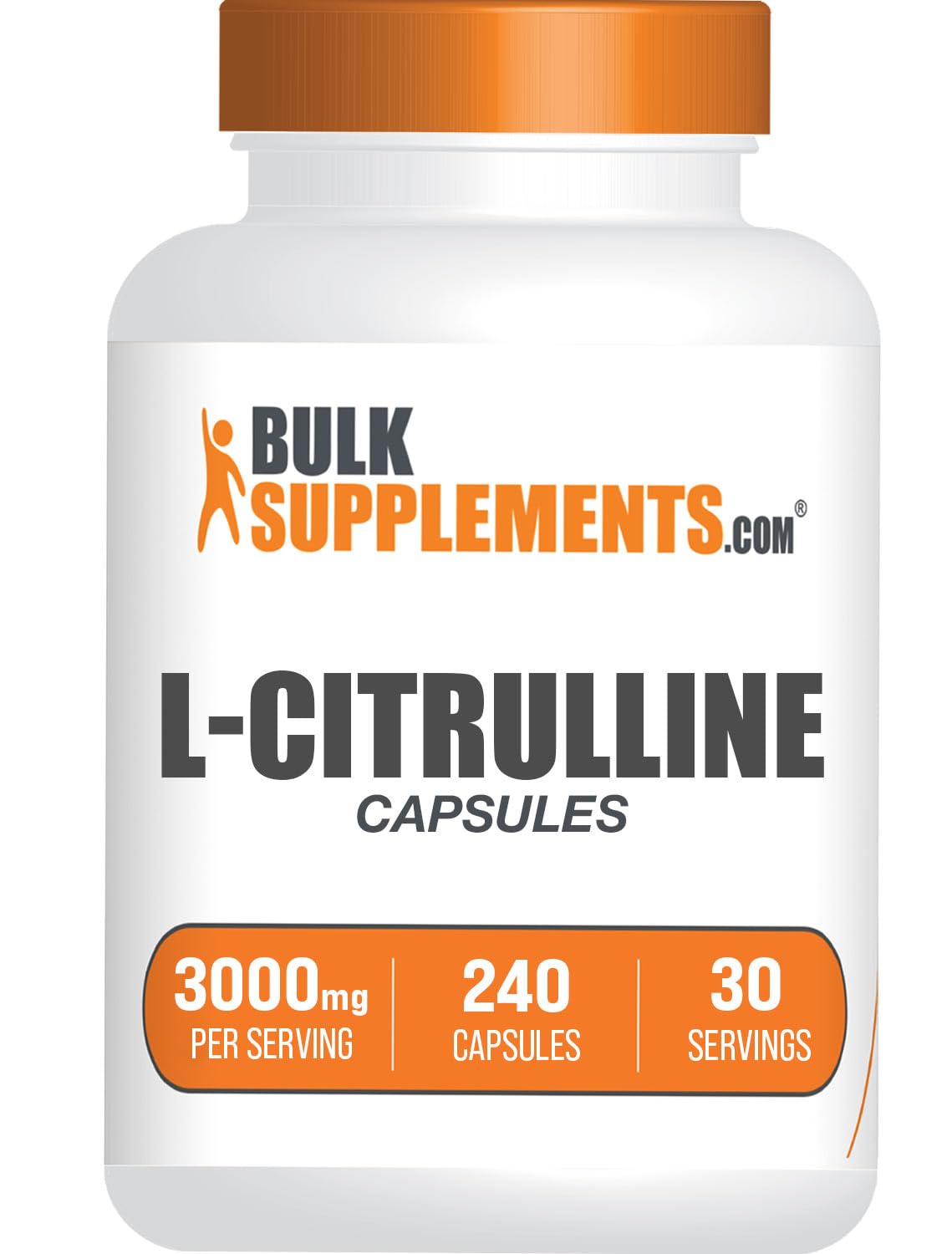 Foto 2 pulgar | Suplemento Bulksupplements.com L-citrulina 3000 Mg 240 Cápsulas - Venta Internacional.