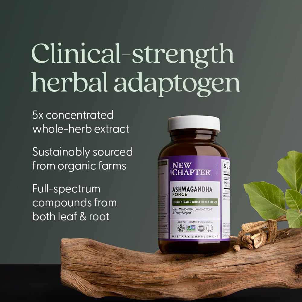 Foto 4 | Suplemento New Chapter Organic Ashwagandha 60 Cápsulas - Venta Internacional.