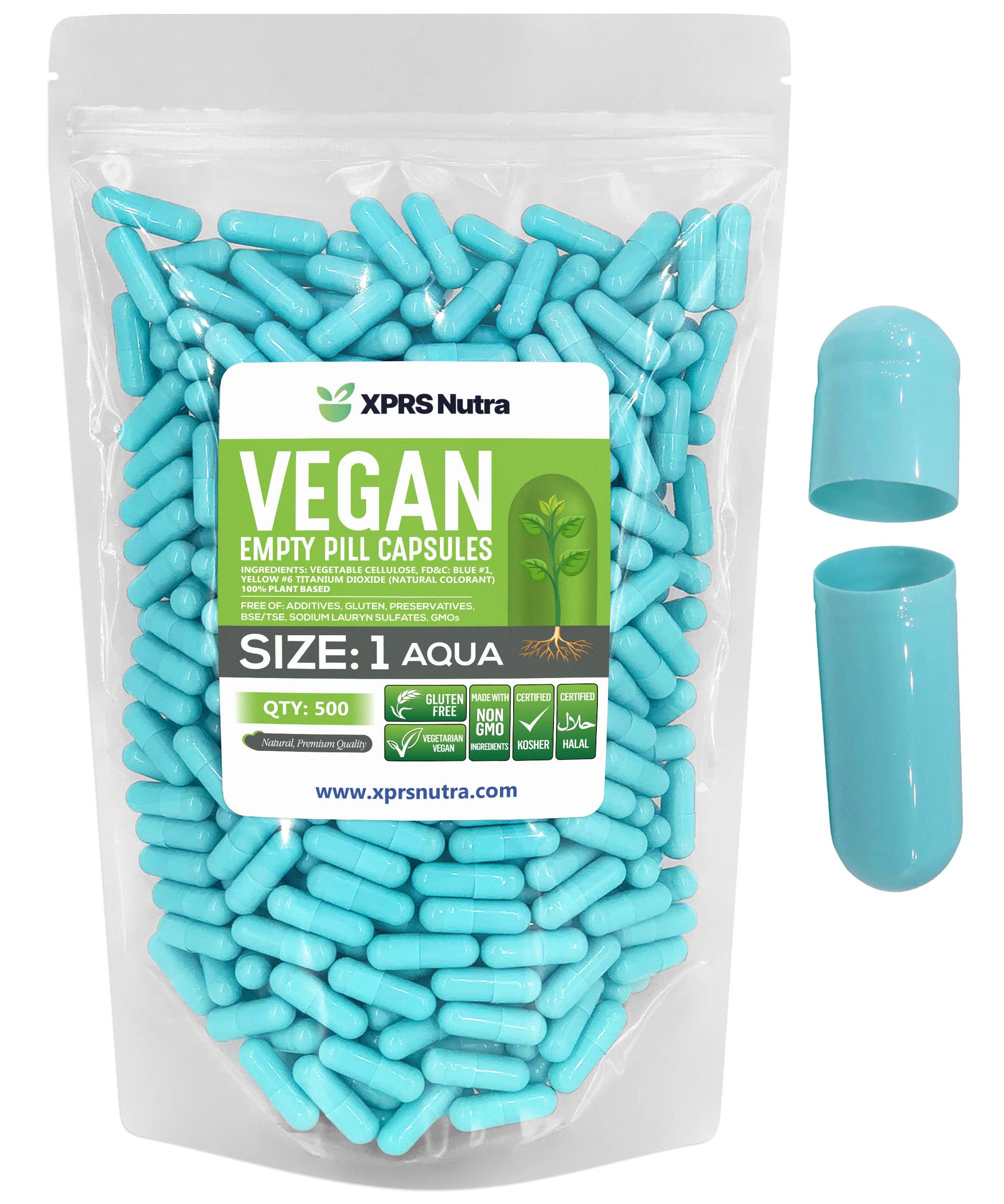 Foto 2 pulgar | Cápsulas Vacías Xprs Nutra Tamaño 1: Cápsulas Veganas De 500 Unidades - Venta Internacional.