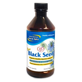 Foto 1 | Suplemento De Aceite De Semilla Negra North American Herb & Spice 240 Ml - Venta Internacional.