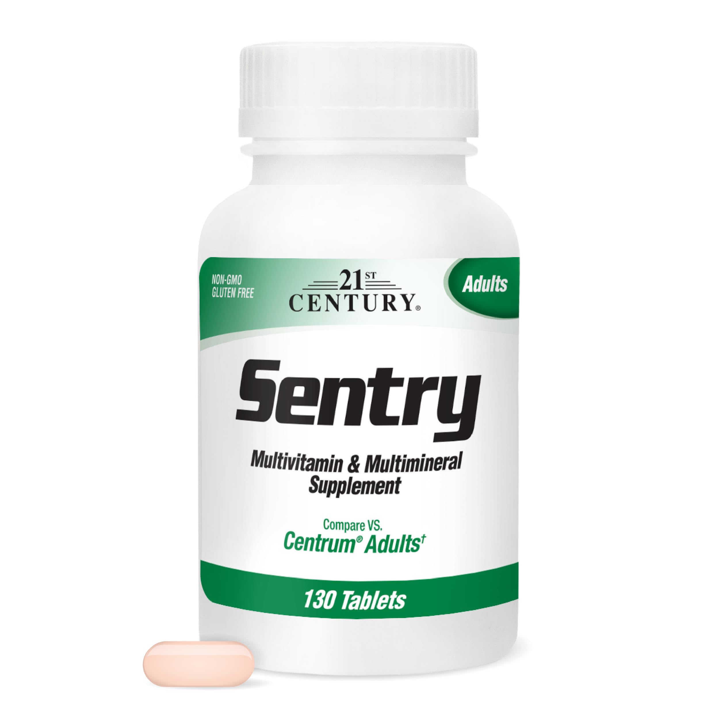 Multivitamínico 21st Century Sentry 130 Comprimidos - Venta Internacional.