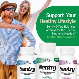 Foto 6 | Multivitamínico 21st Century Sentry 130 Comprimidos - Venta Internacional.