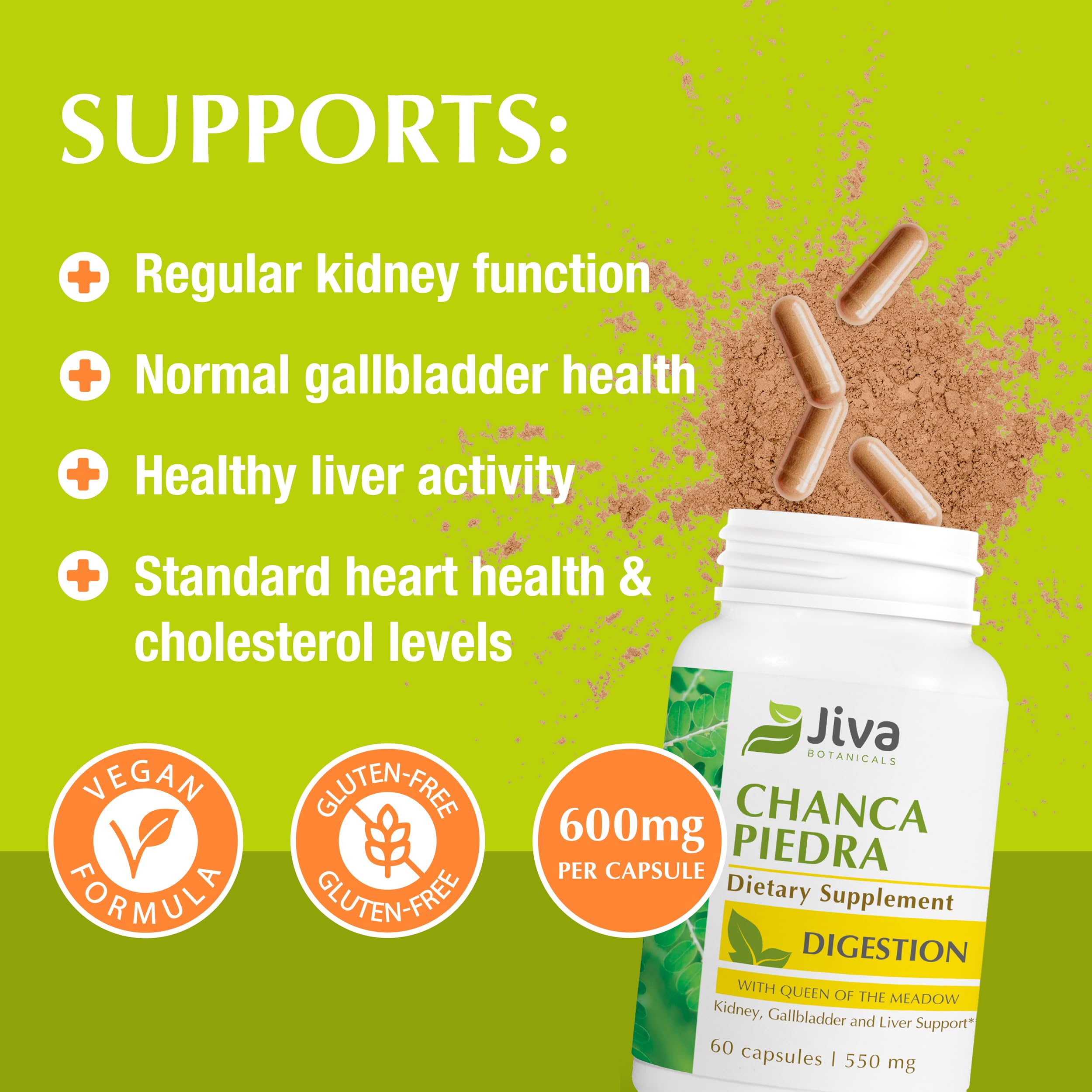 Foto 3 pulgar | Suplemento De Extracto De 500 Mg De Chanca Piedra De Jiva Botanicals - Venta Internacional.