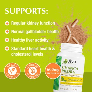 Foto 2 | Suplemento De Extracto De 500 Mg De Chanca Piedra De Jiva Botanicals - Venta Internacional.