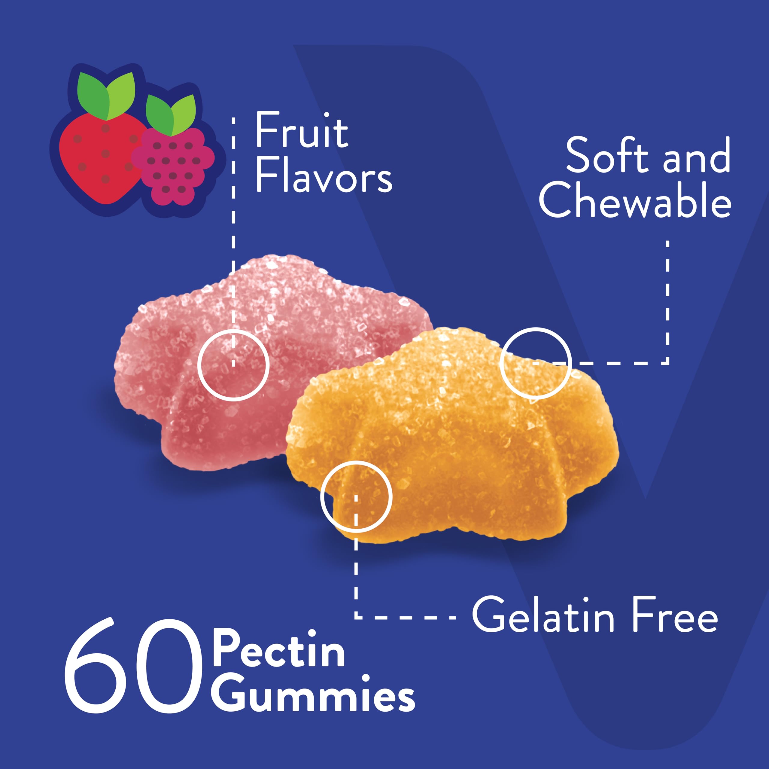 Foto 4 pulgar | Gominolas De Glucosa Viteey, 60 Gomitas, Suministro Para 1 Mes, Veganas - Venta Internacional.
