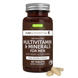 Foto 1 | Multivitamínico Metilado Para Hombres Supplement Igennus 60 Comprimidos - Venta Internacional.