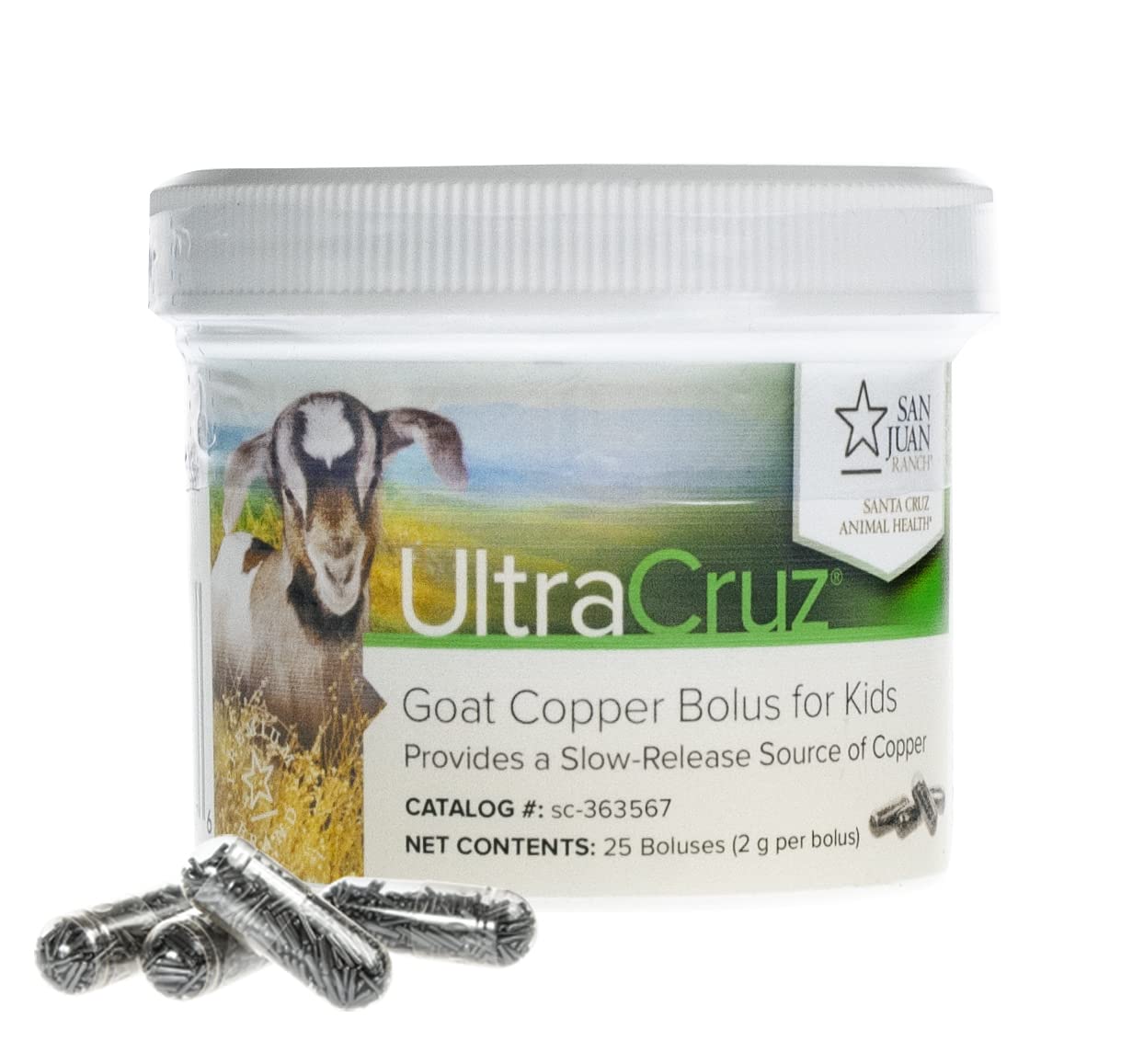 Foto 3 pulgar | Suplemento Ultracruz Goat Copper Bolus Para Niños, 25 X 2 G - Venta Internacional.