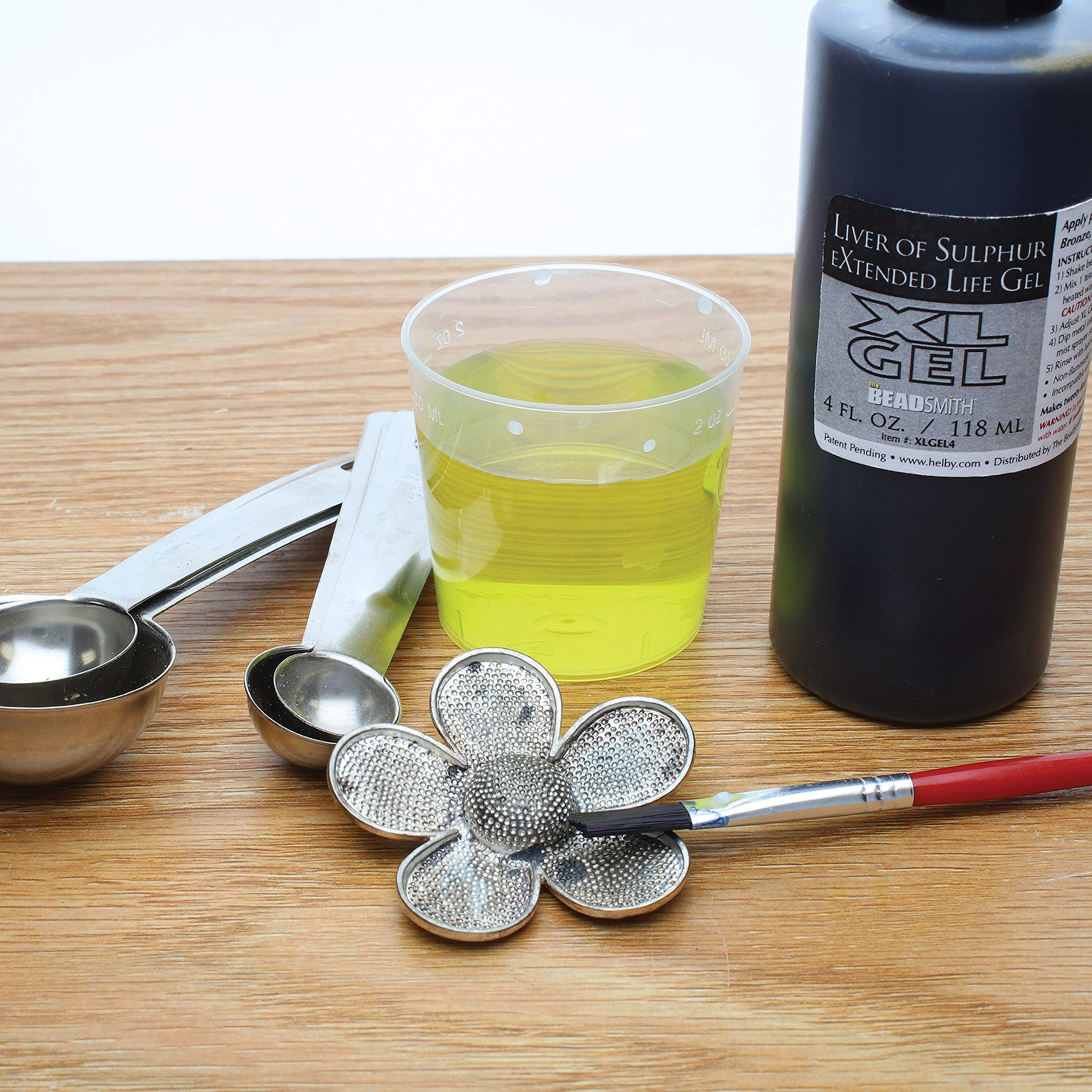 Foto 4 pulgar | Patina Gel The Beadsmith Xl, Gel Para Hígado De Azufre, Botella De 118 Ml - Venta Internacional.