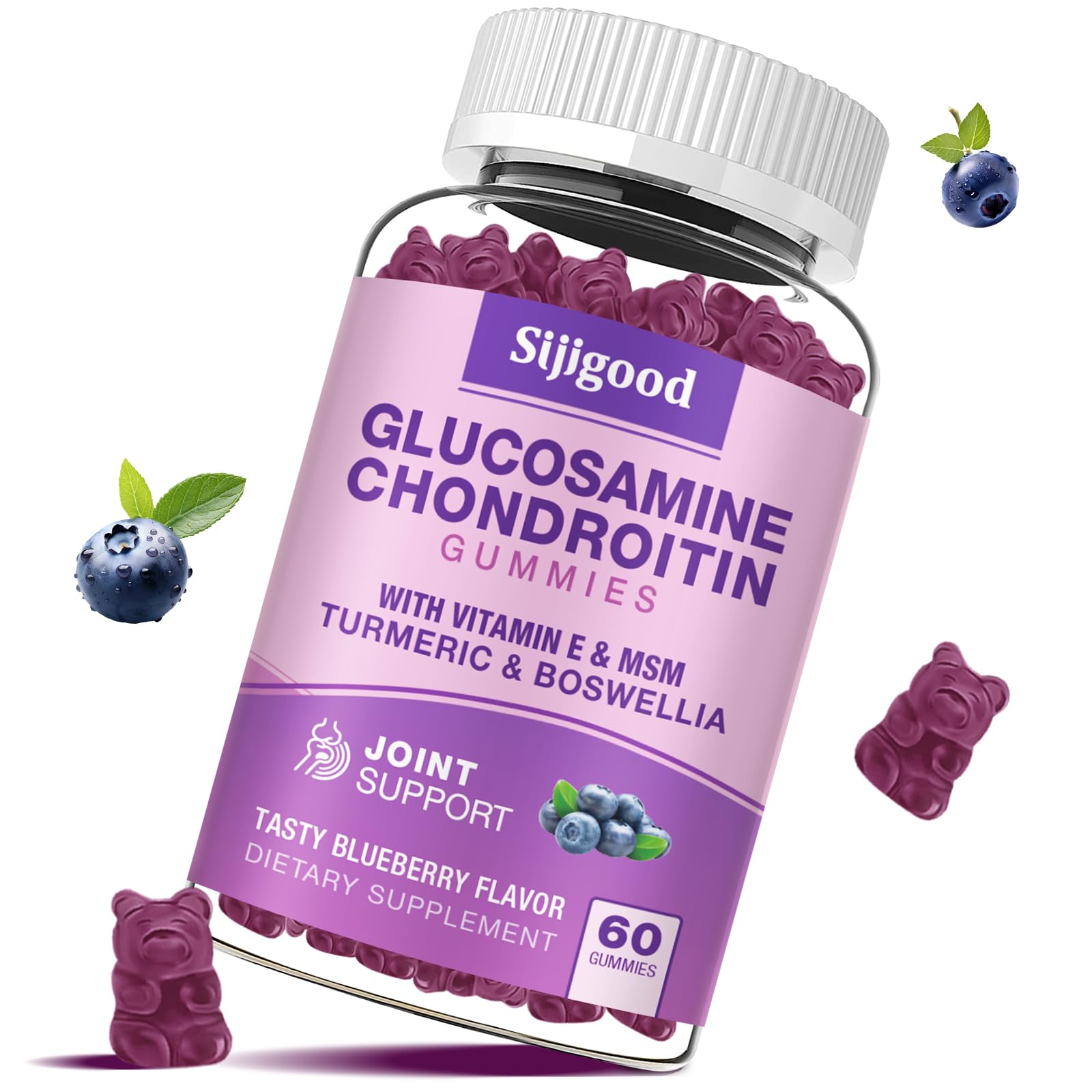 Foto 2 pulgar | Suplemento Sijigood, Gomitas De Glucosamina Y Condroitina, 60 Unidades - Venta Internacional.