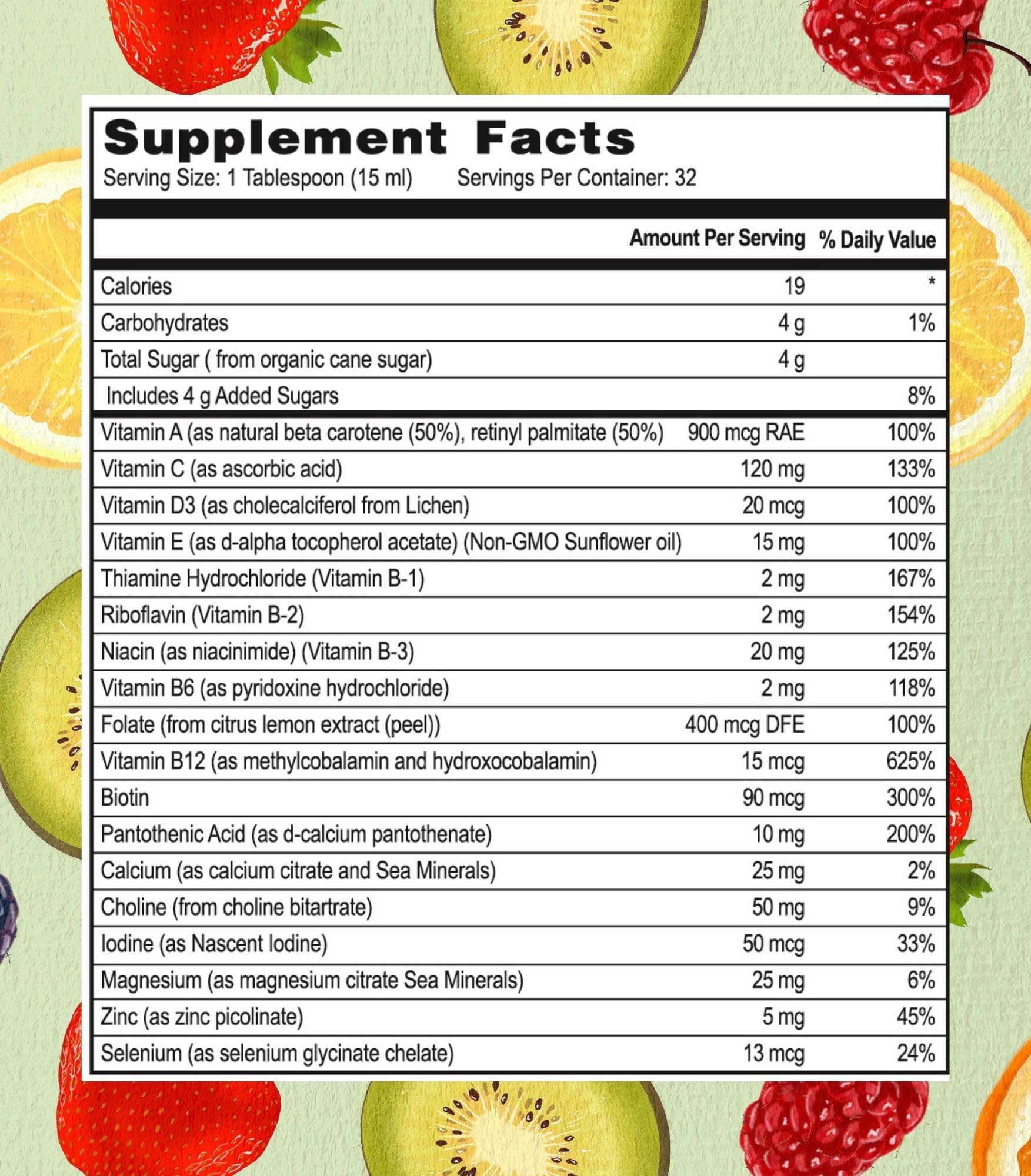 Foto 6 pulgar | Multivitamínico Líquido Go Healthy Kids Vegan 32 Porciones - Venta Internacional.