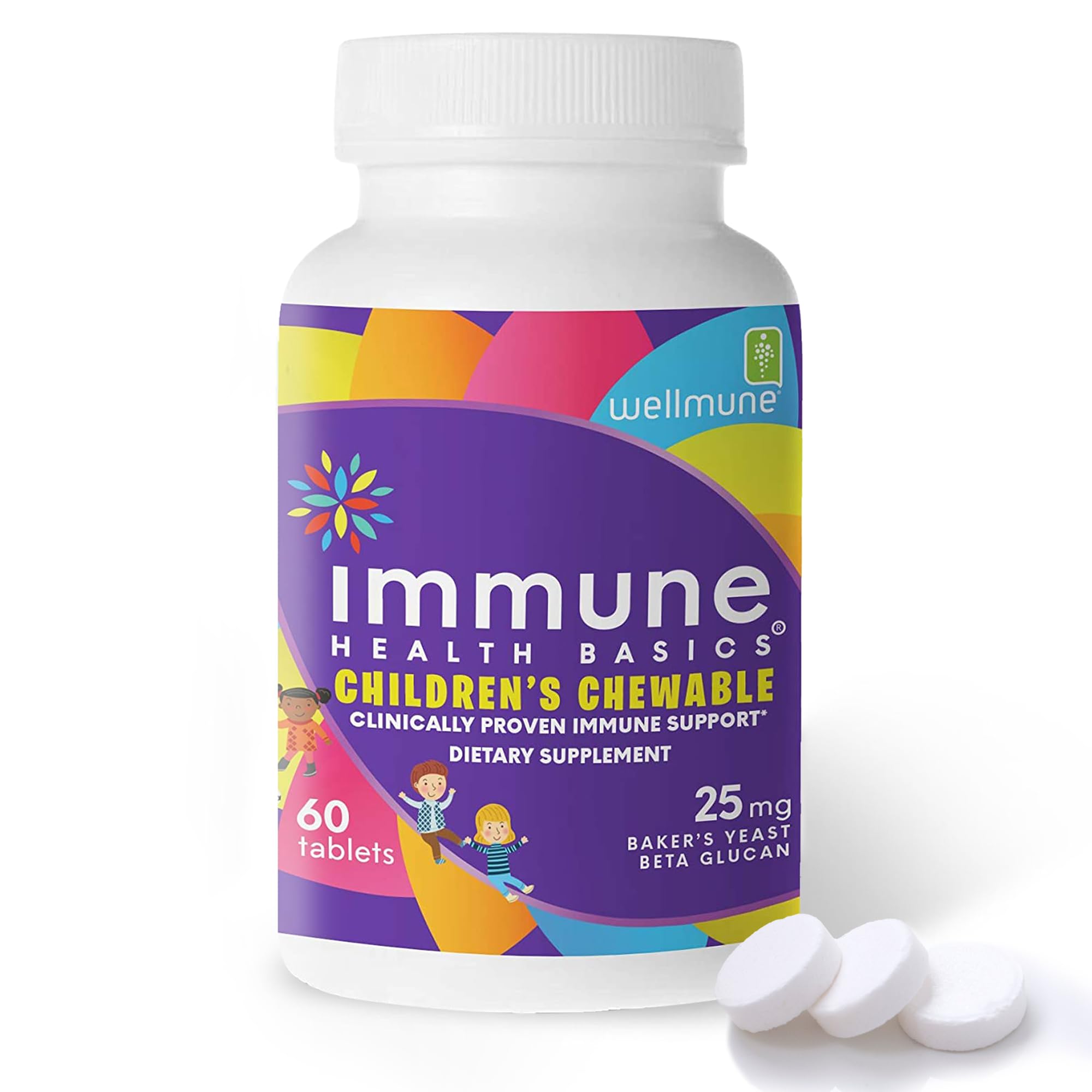 Foto 2 pulgar | Suplementos Immune Health Basics Tabletas Masticables Para Niños - Venta Internacional.