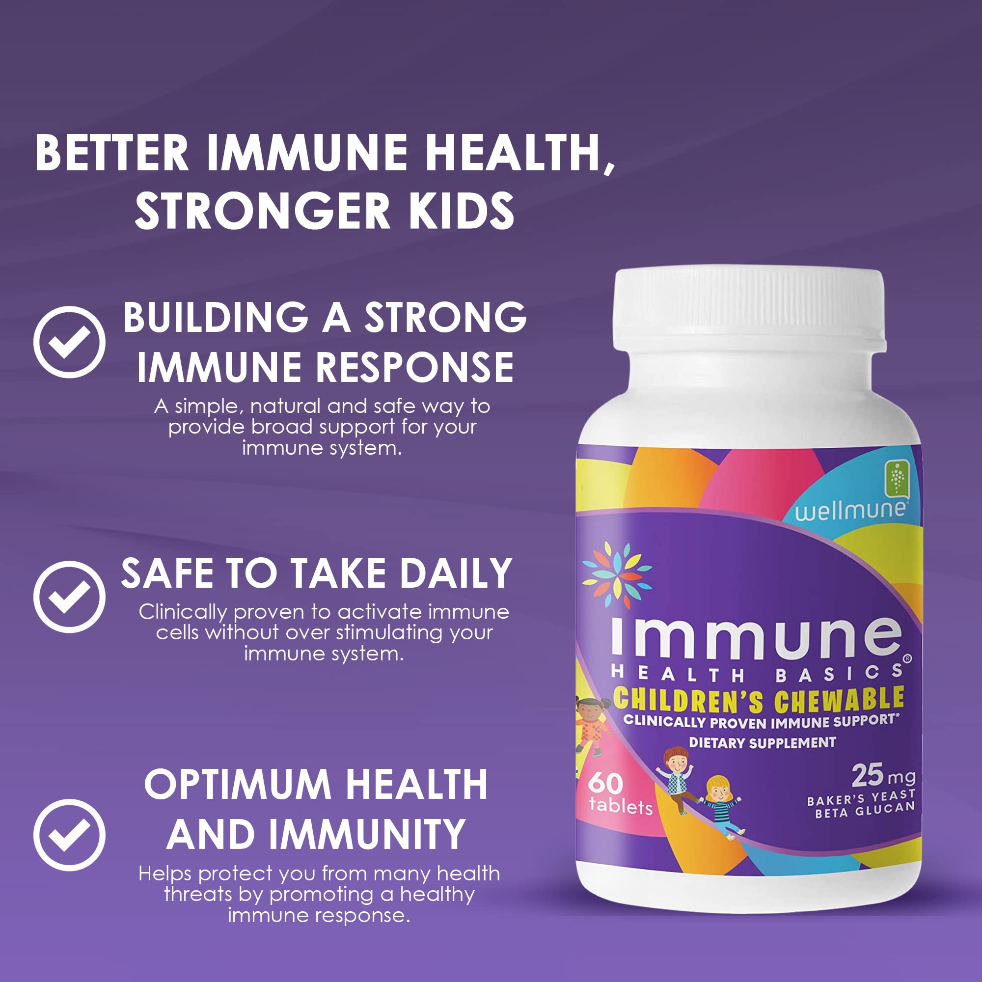 Foto 6 pulgar | Suplementos Immune Health Basics Tabletas Masticables Para Niños - Venta Internacional.
