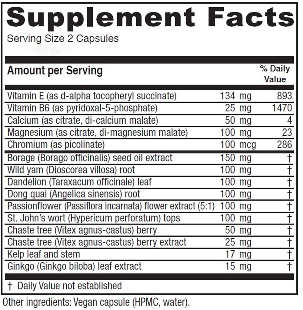Foto 3 pulgar | Suplemento Vitanica Phase I Women's Premenstrual Support 120 Cápsulas - Venta Internacional.