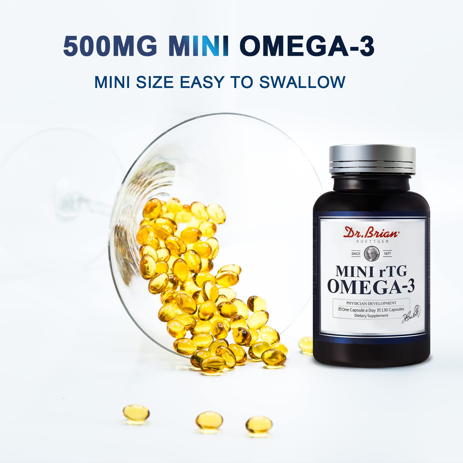 Foto 4 pulgar | Suplemento De Aceite De Pescado Dr. Brian 130 Cápsulas Blandas Con Vitamina D E Epa/dha - Venta Internacional.