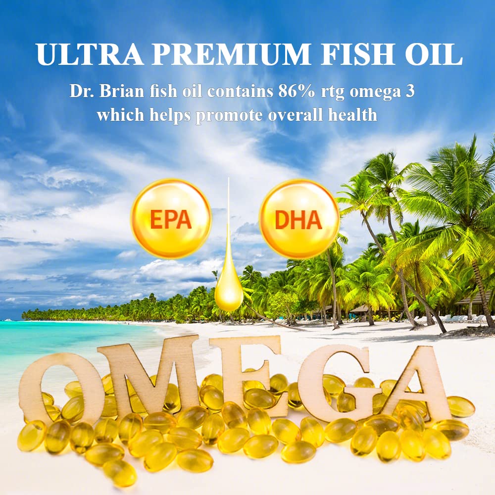 Foto 5 pulgar | Suplemento De Aceite De Pescado Dr. Brian 130 Cápsulas Blandas Con Vitamina D E Epa/dha - Venta Internacional.