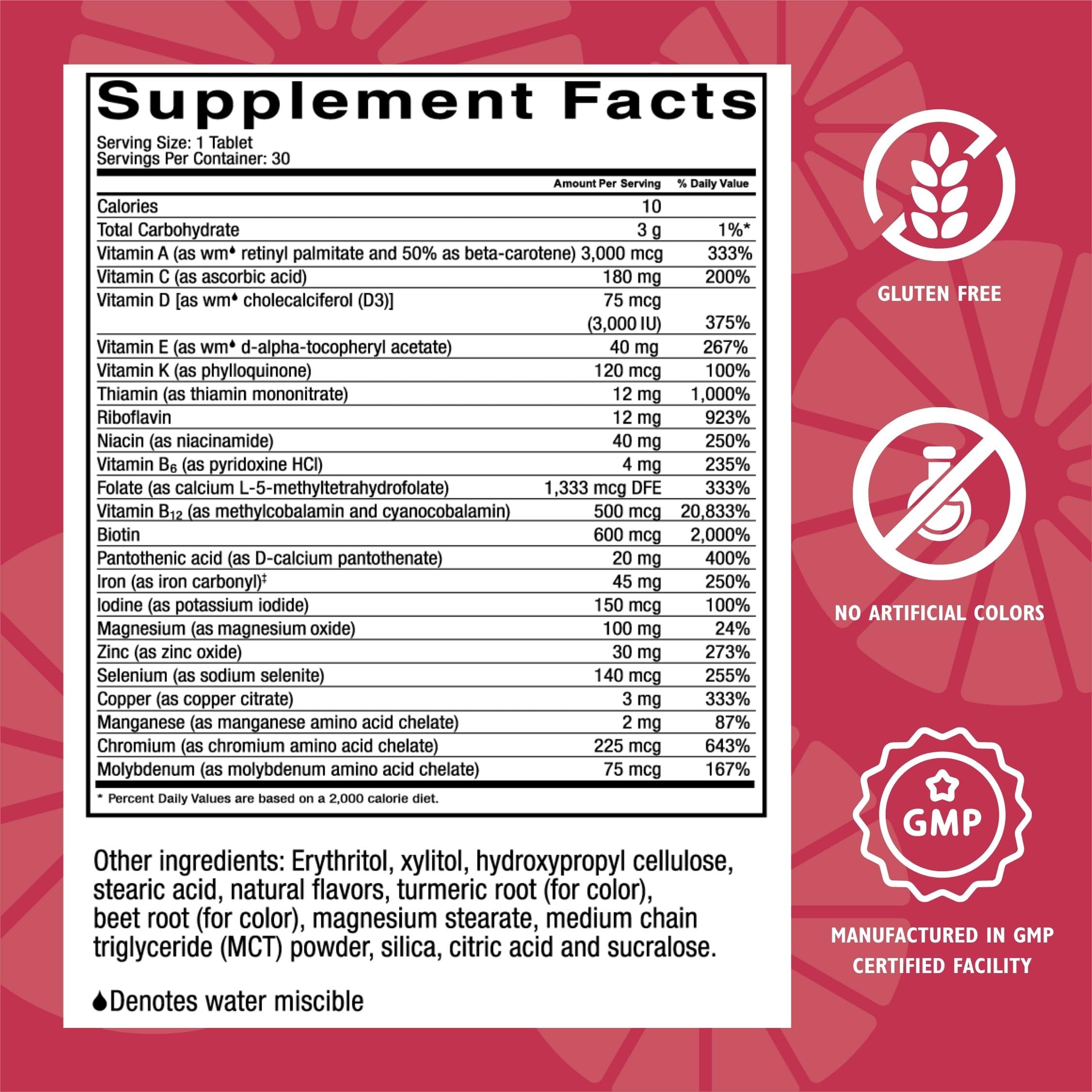 Foto 4 pulgar | Multivitamínico Bariátrico Celebrateone 45 Masticables Con Hierro - Venta Internacional.
