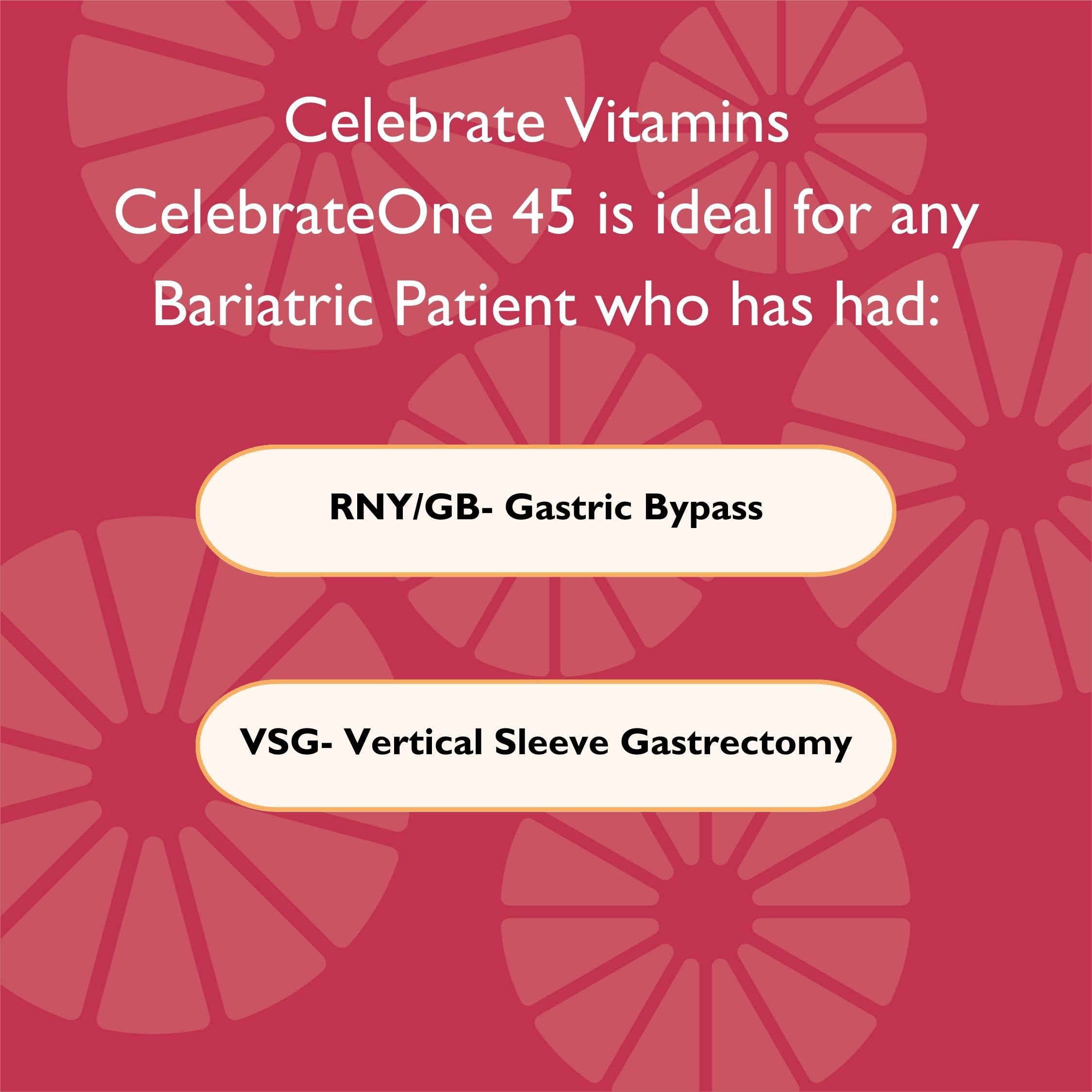 Foto 5 | Multivitamínico Bariátrico Celebrateone 45 Masticables Con Hierro - Venta Internacional.