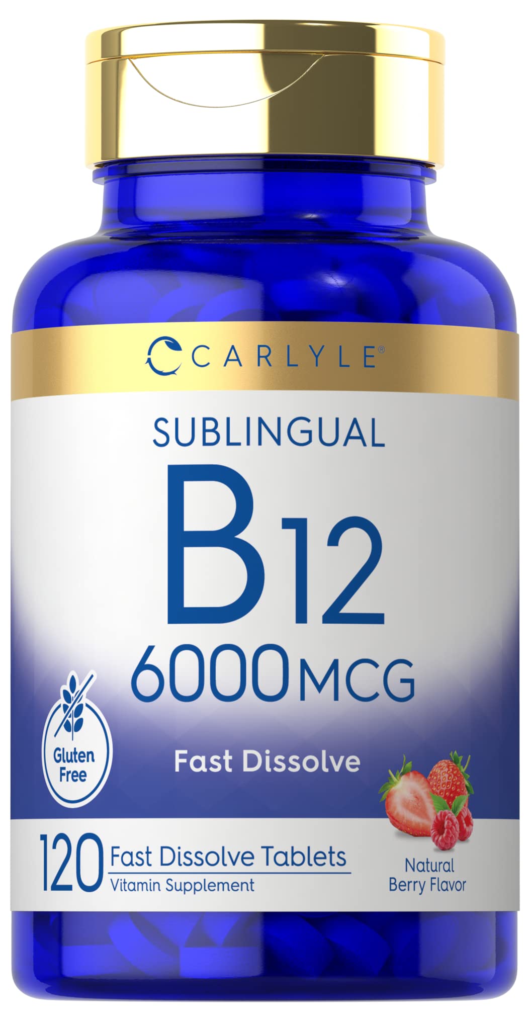Foto 2 pulgar | Suplemento Carlyle De Vitamina B-12, 6000 Mcg, 120 Tabletas - Venta Internacional.