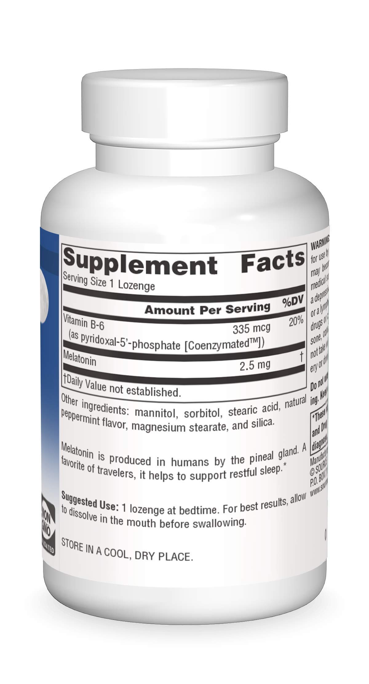 Foto 4 pulgar | Suplemento Para Dormir Source Naturals Melatonina 2,5 Mg 240 Pastillas - Venta Internacional.